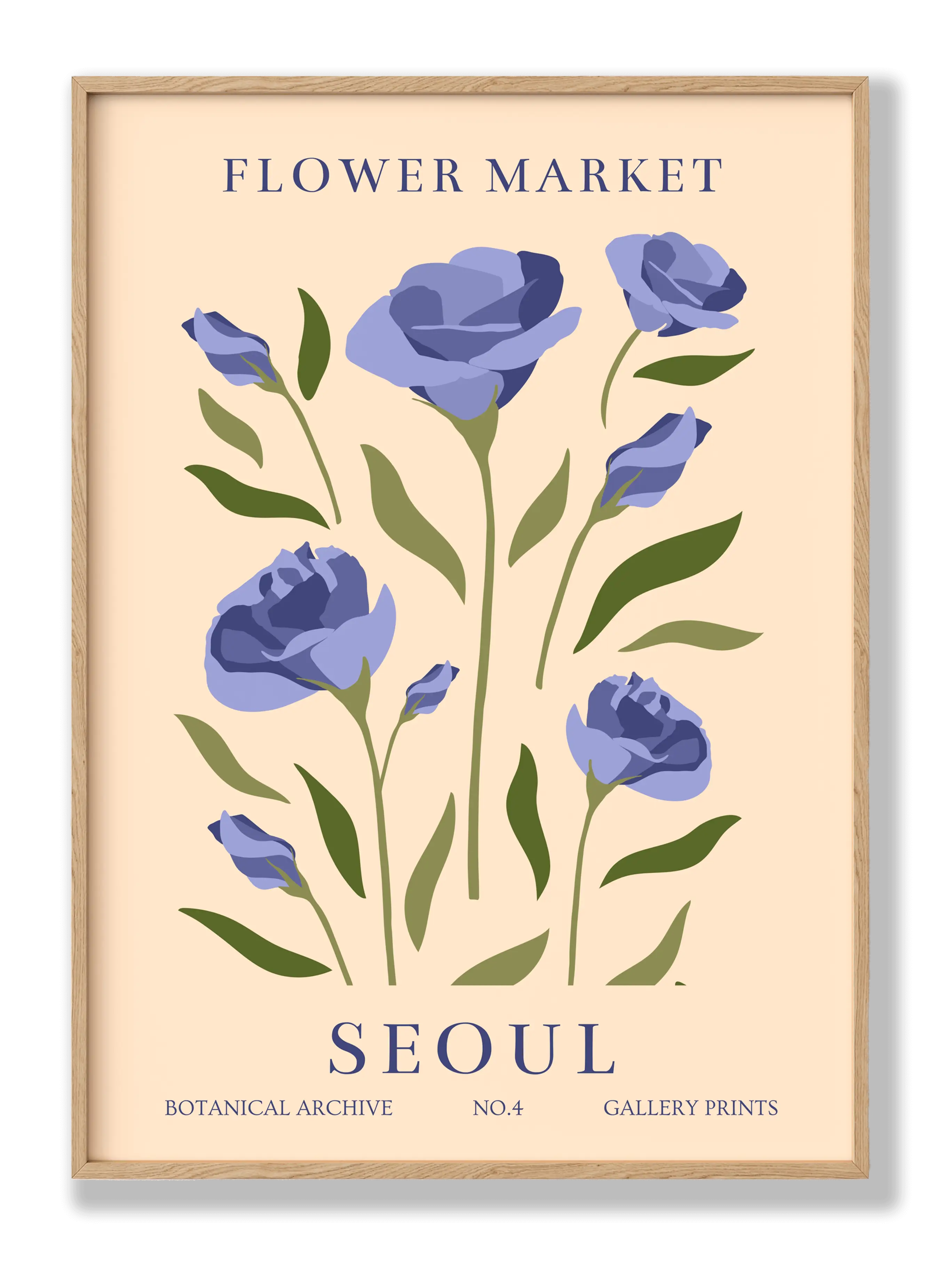 Flower Market Seoul Plakat