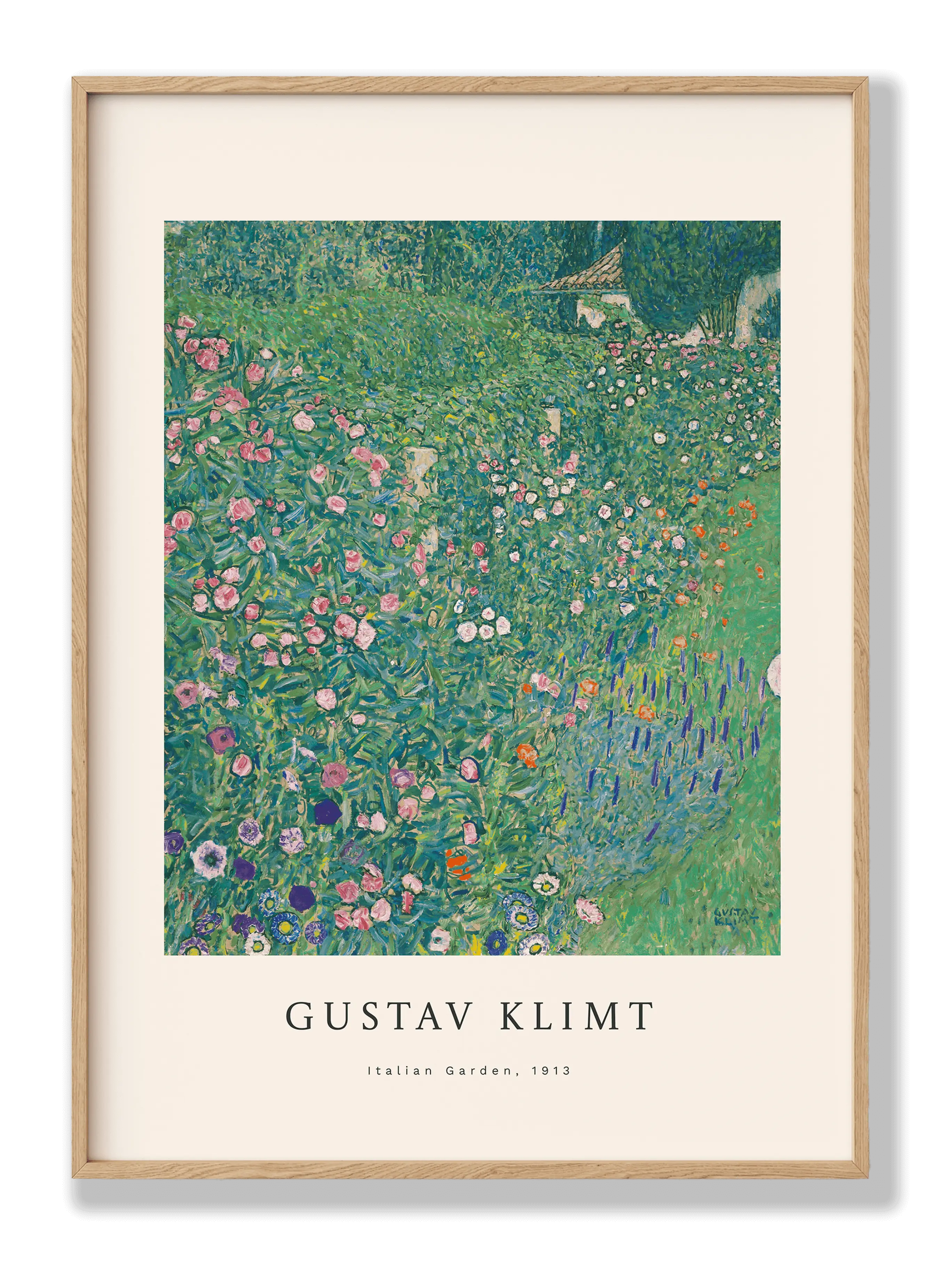 Gustav Klimt - Italienisches Gartenplakat