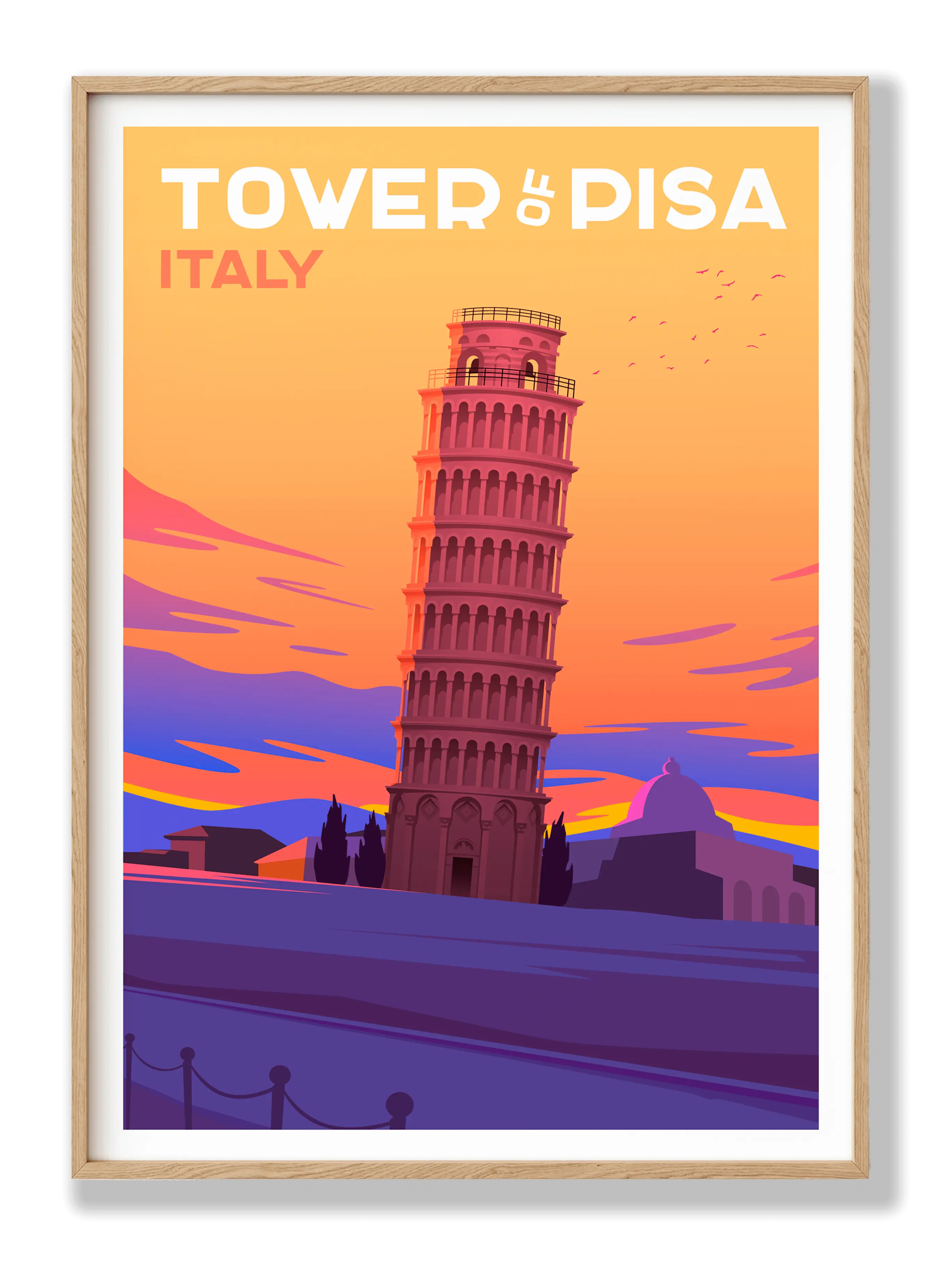 Tower Of Pisa Plakat