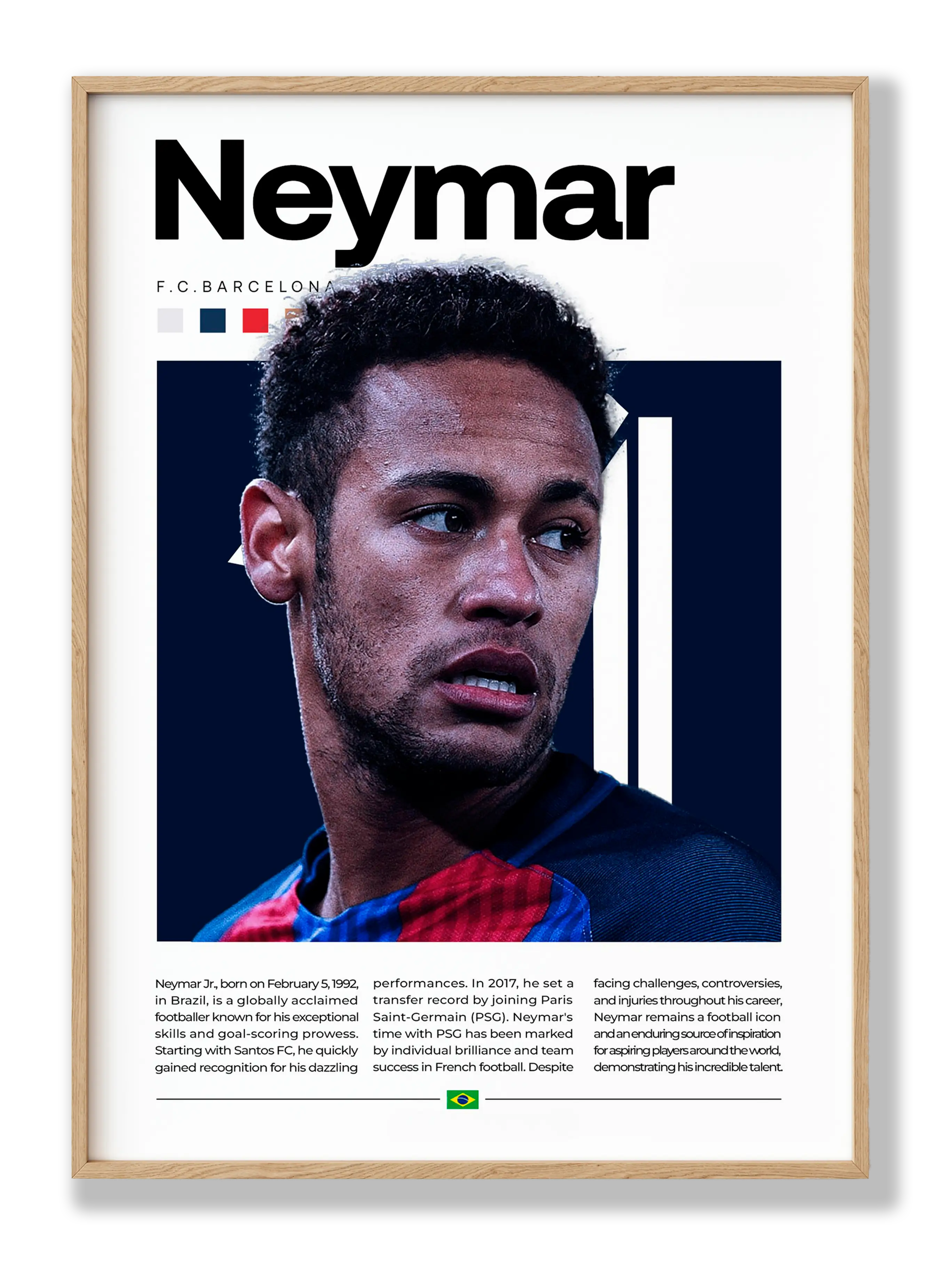 Neymar No. 2 Plakat