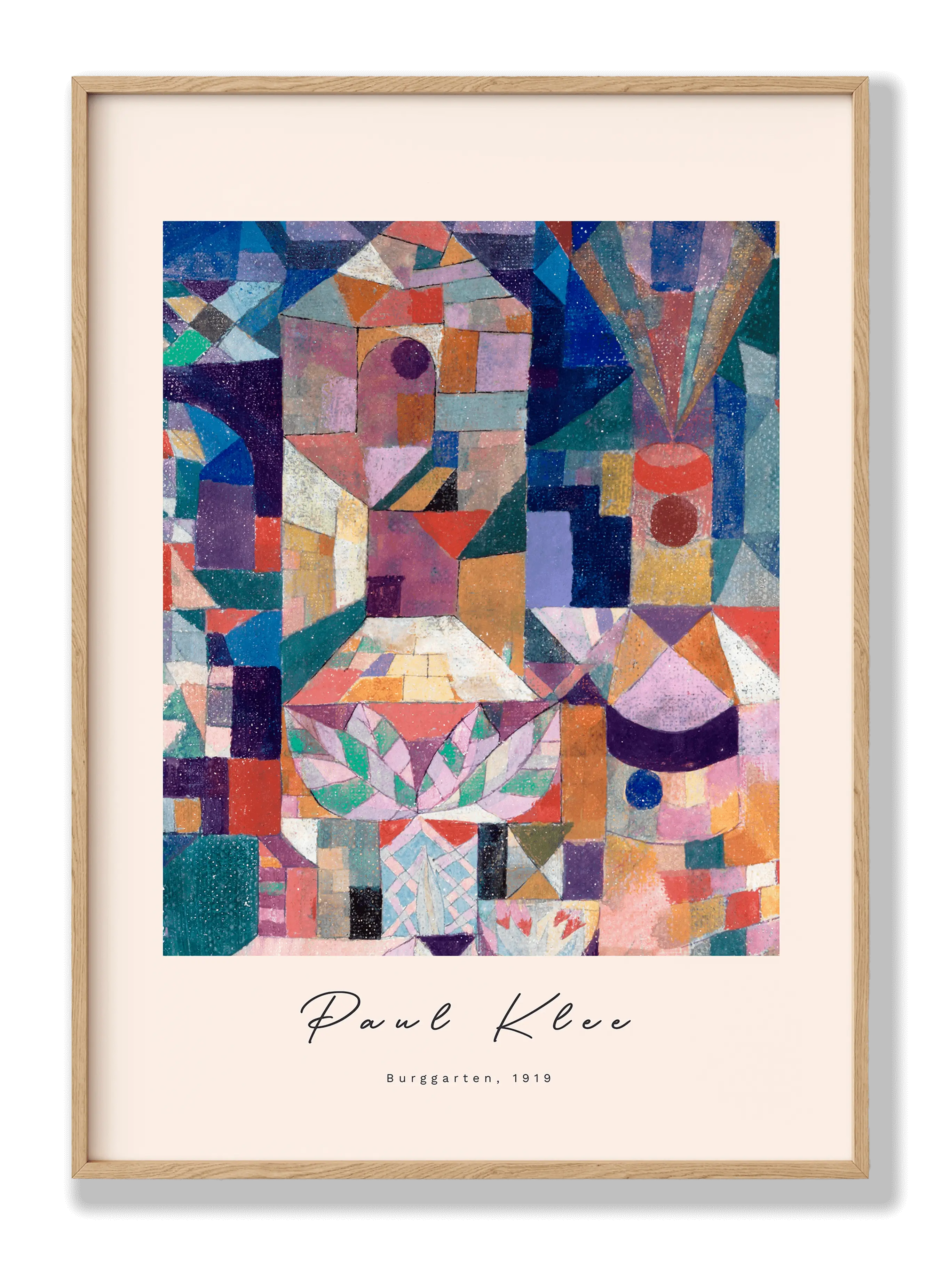 Paul Klee - Burggarten Plakat