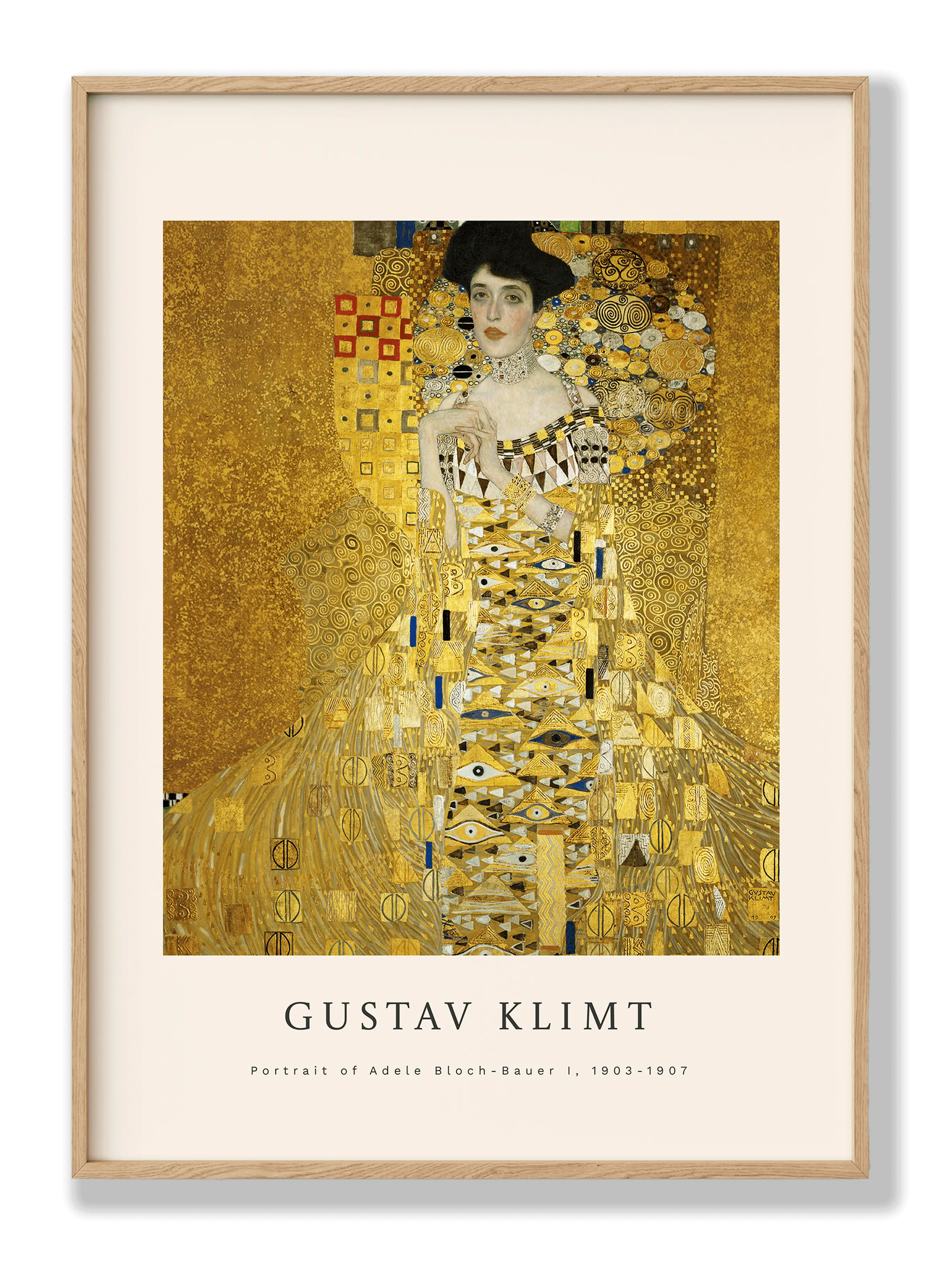 Gustav Klimt - Porträt von Adele Bloch-Bauer Poster