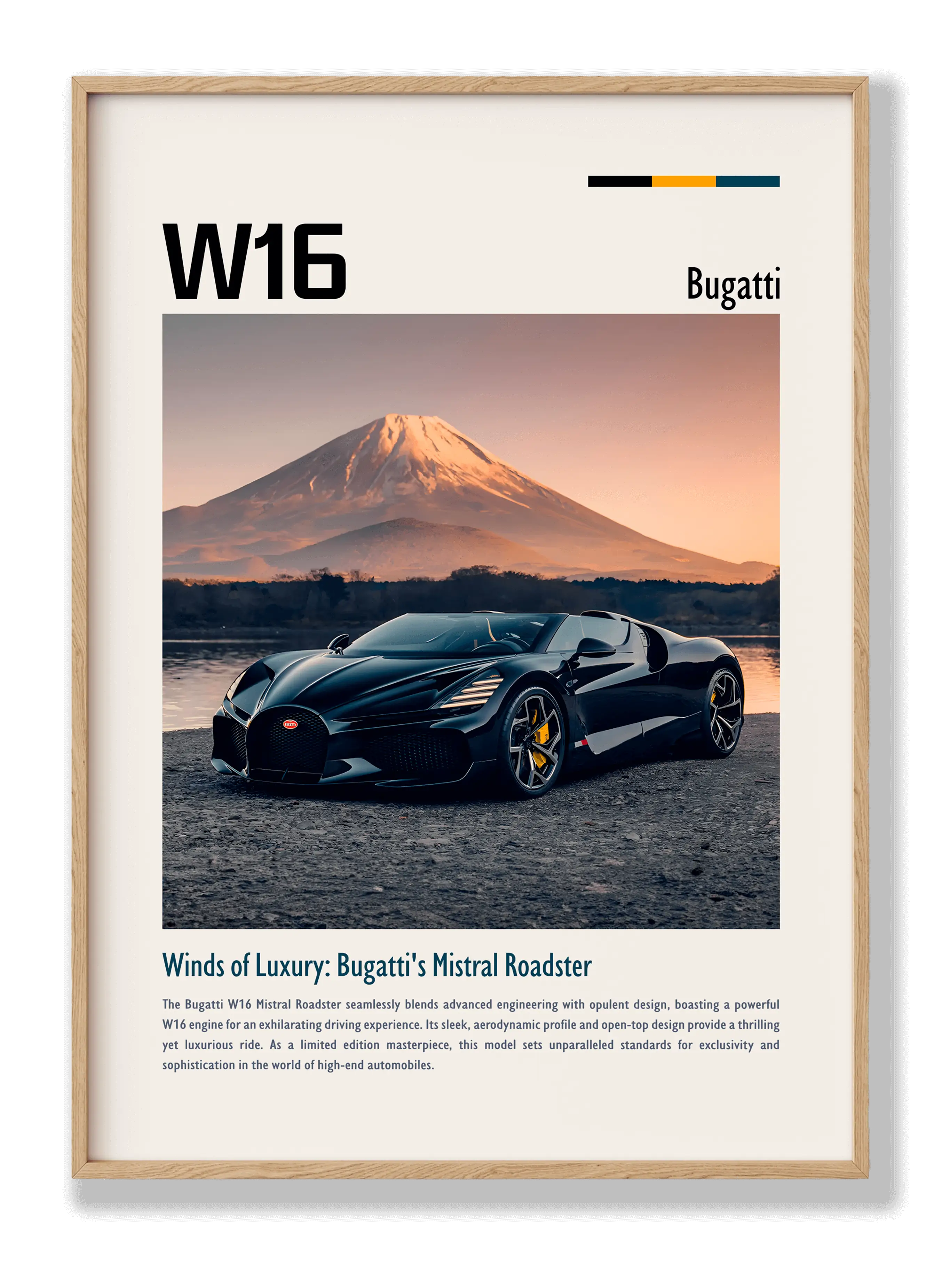 Bugatti Mistral W16 Poster