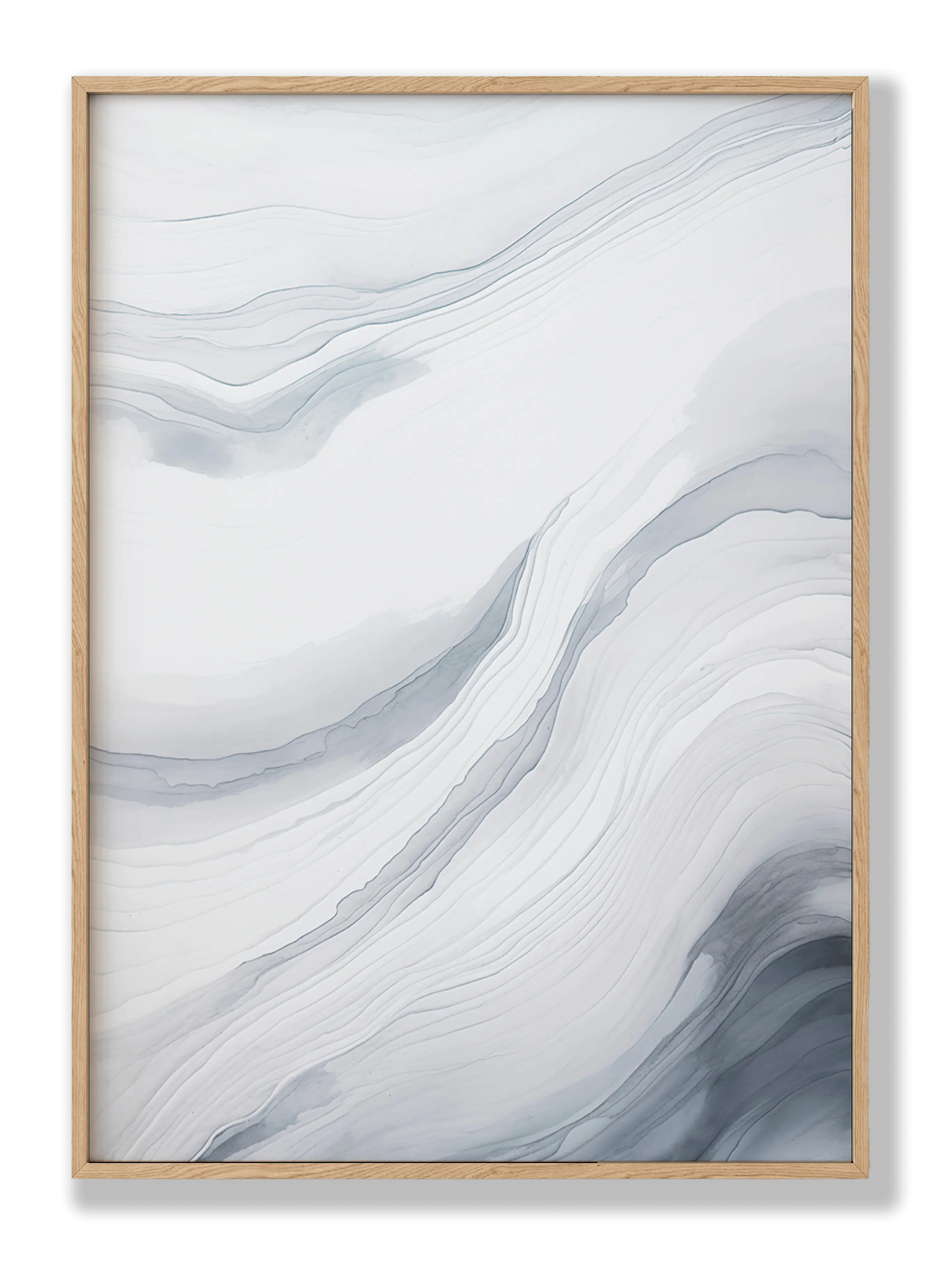Graue Striche Poster