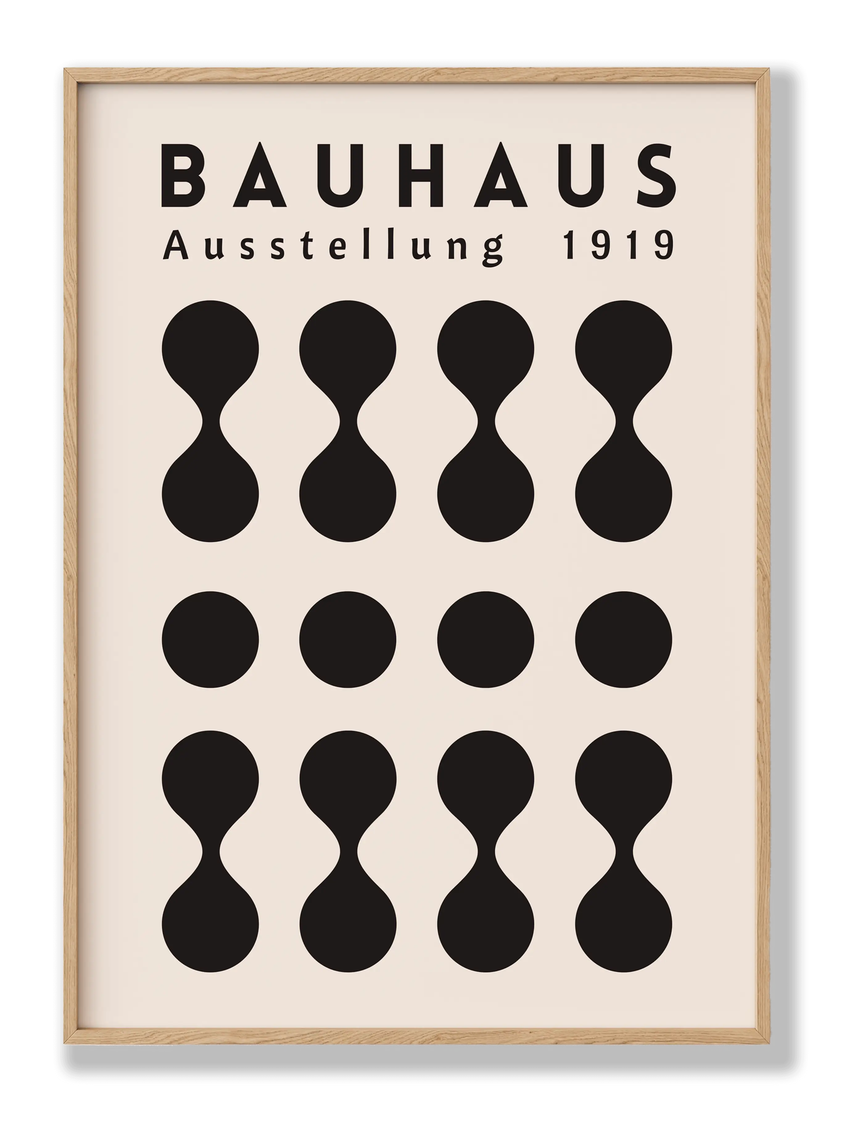 Bauhaus Connected Dots Poster