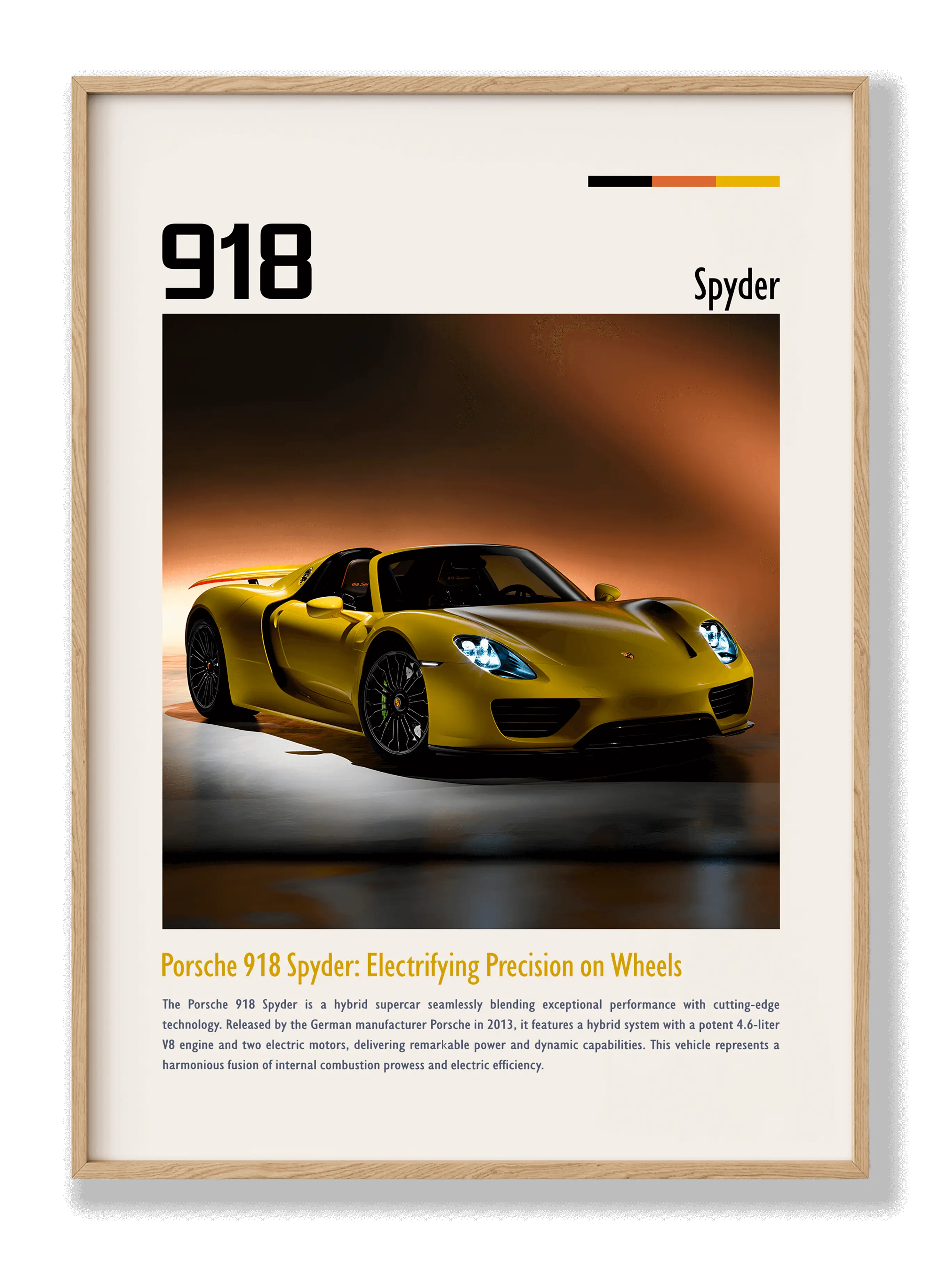 Porsche 918 Spyder 2 Poster
