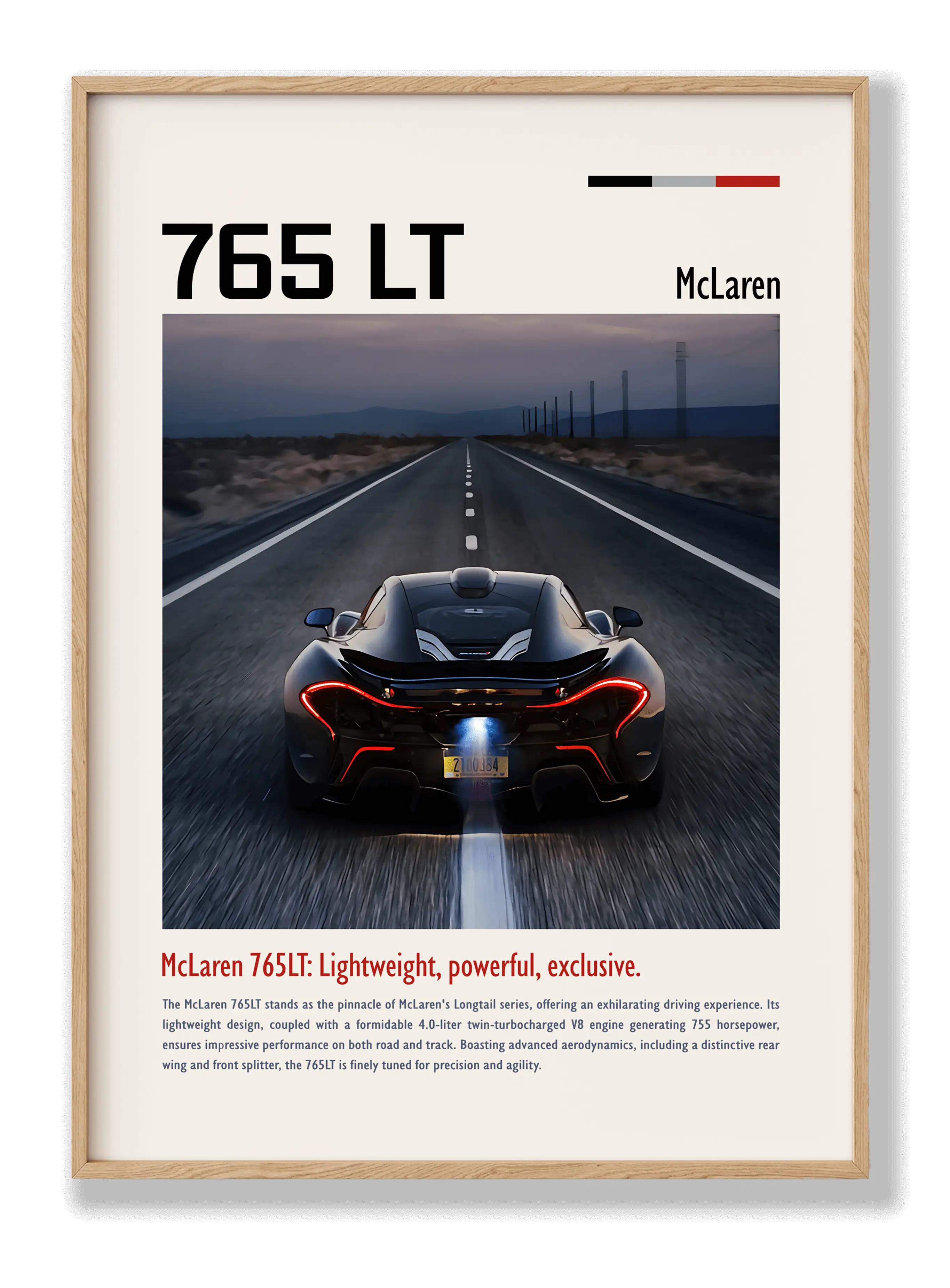 McLaren 765LT 2 Plakat