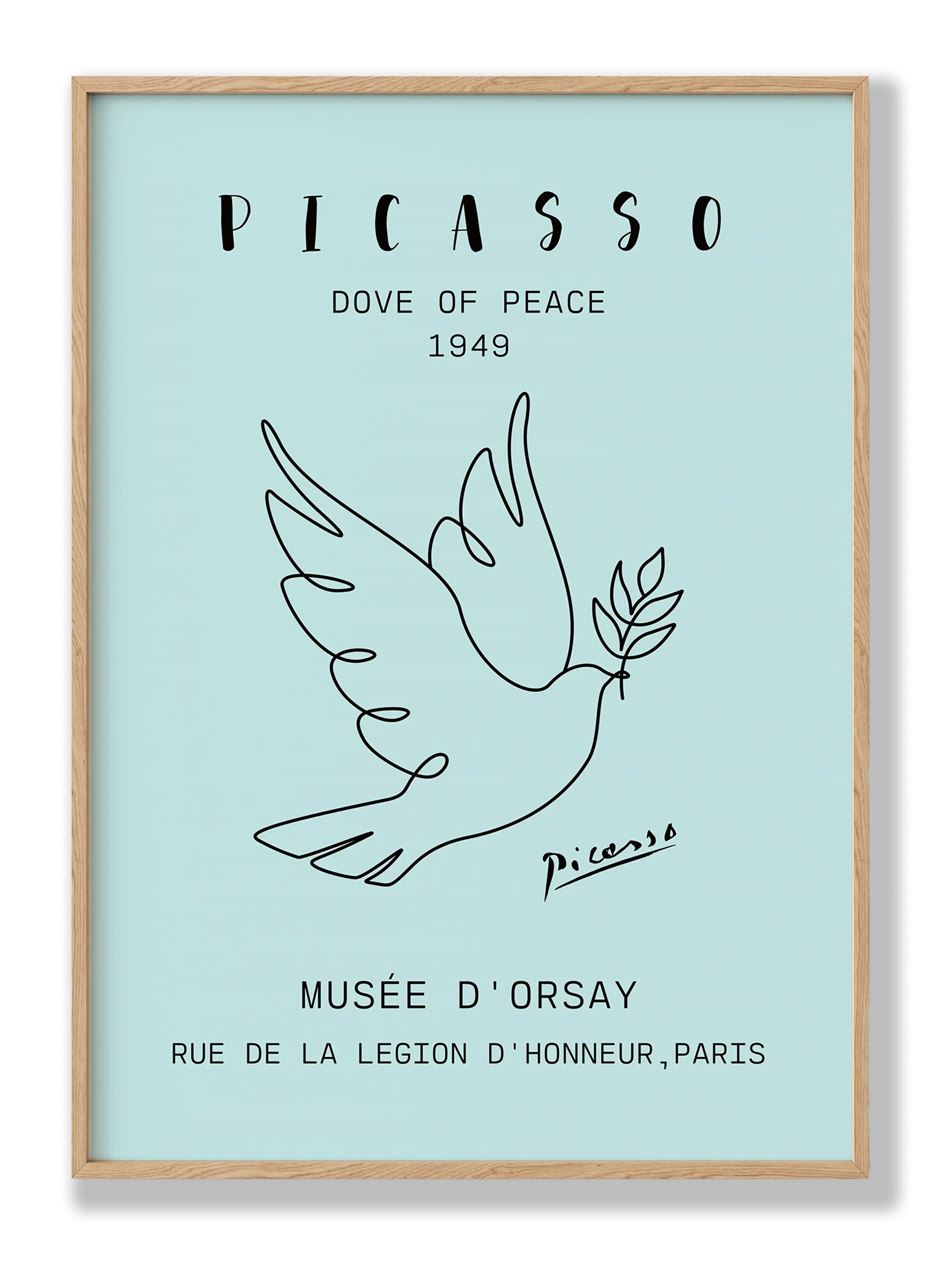 Picasso - Dove Of Peace Plakat