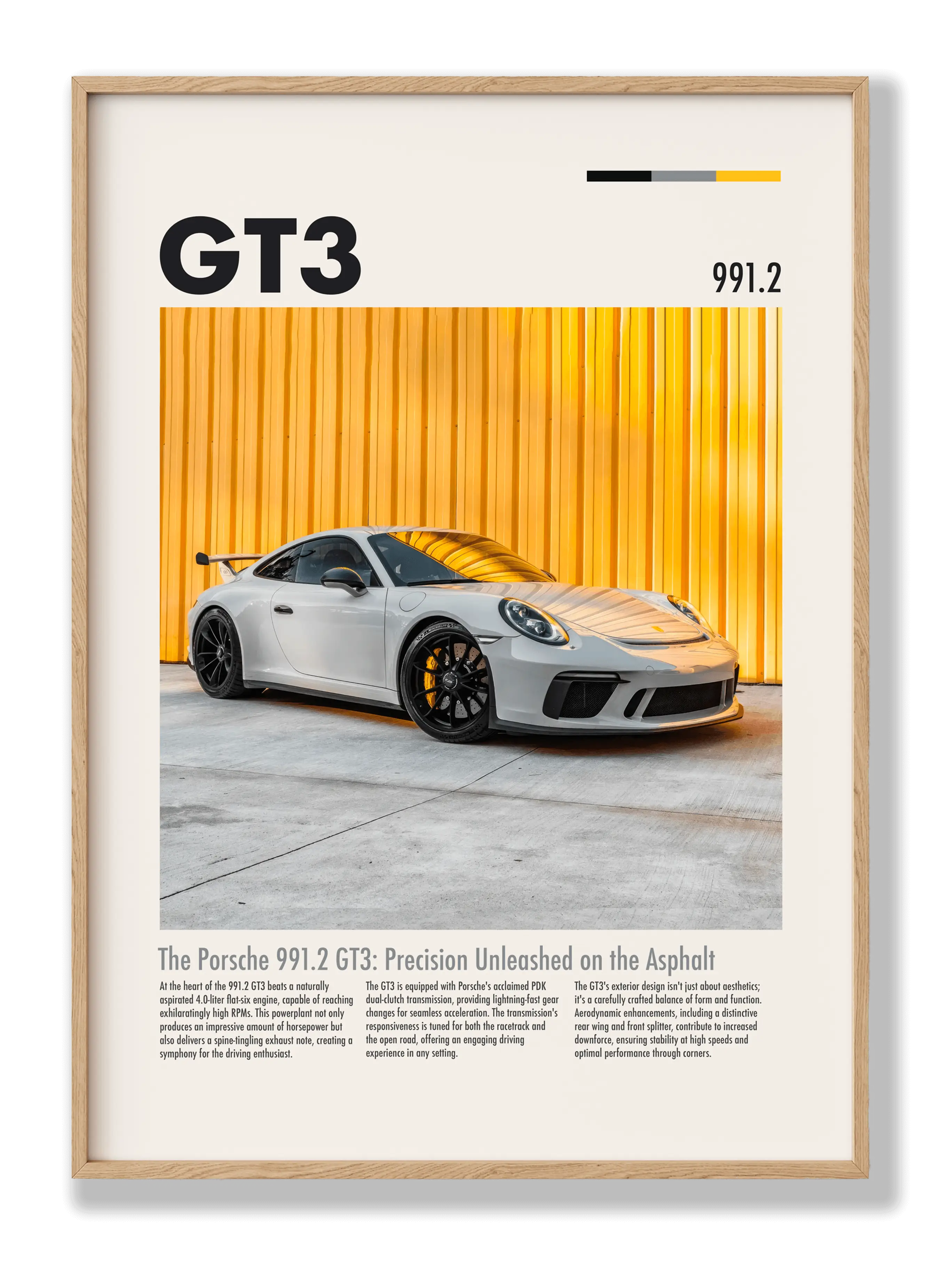 Porsche 991.2 GT3 Plakat