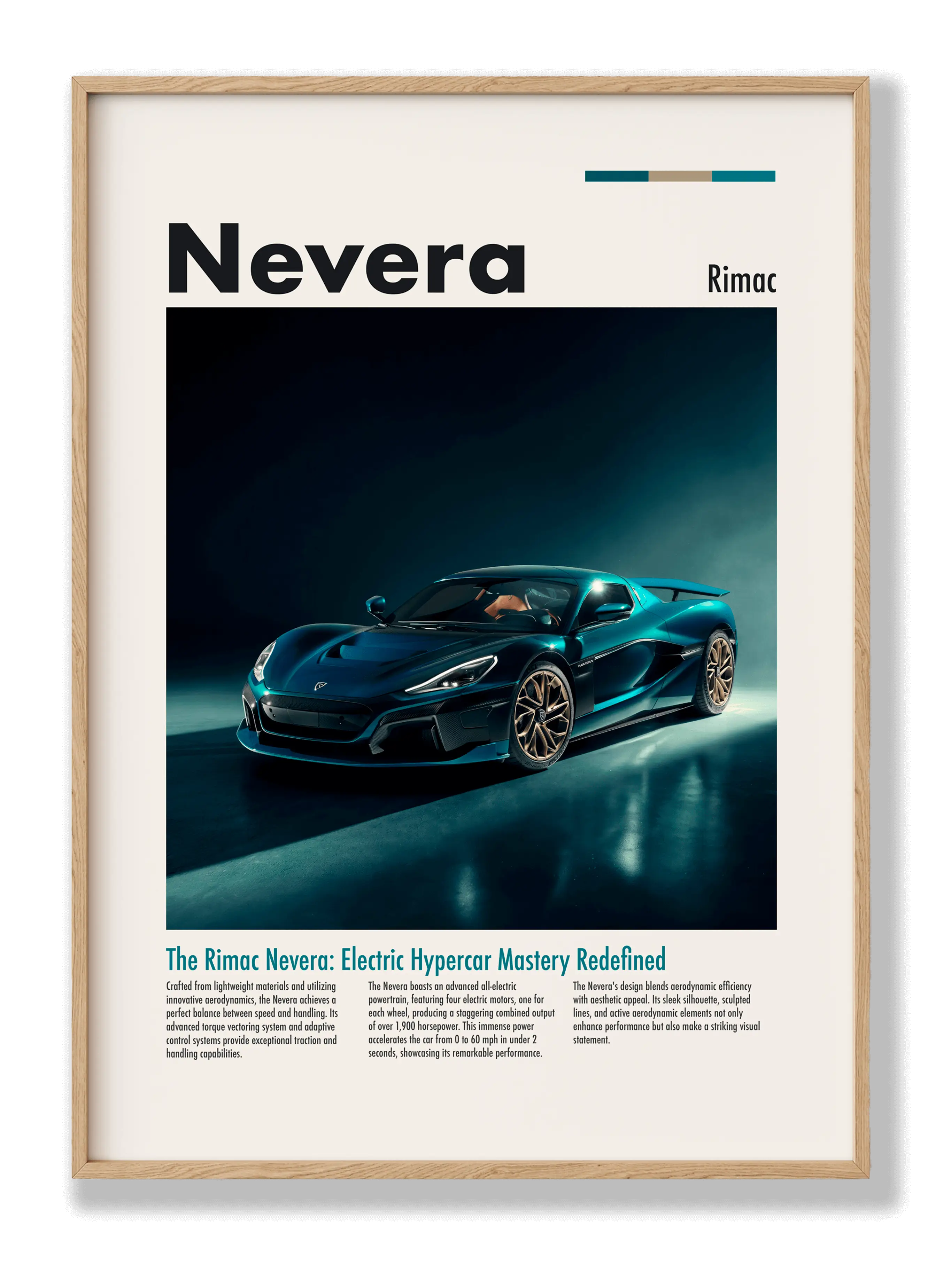 Rimac Nevera Plakat
