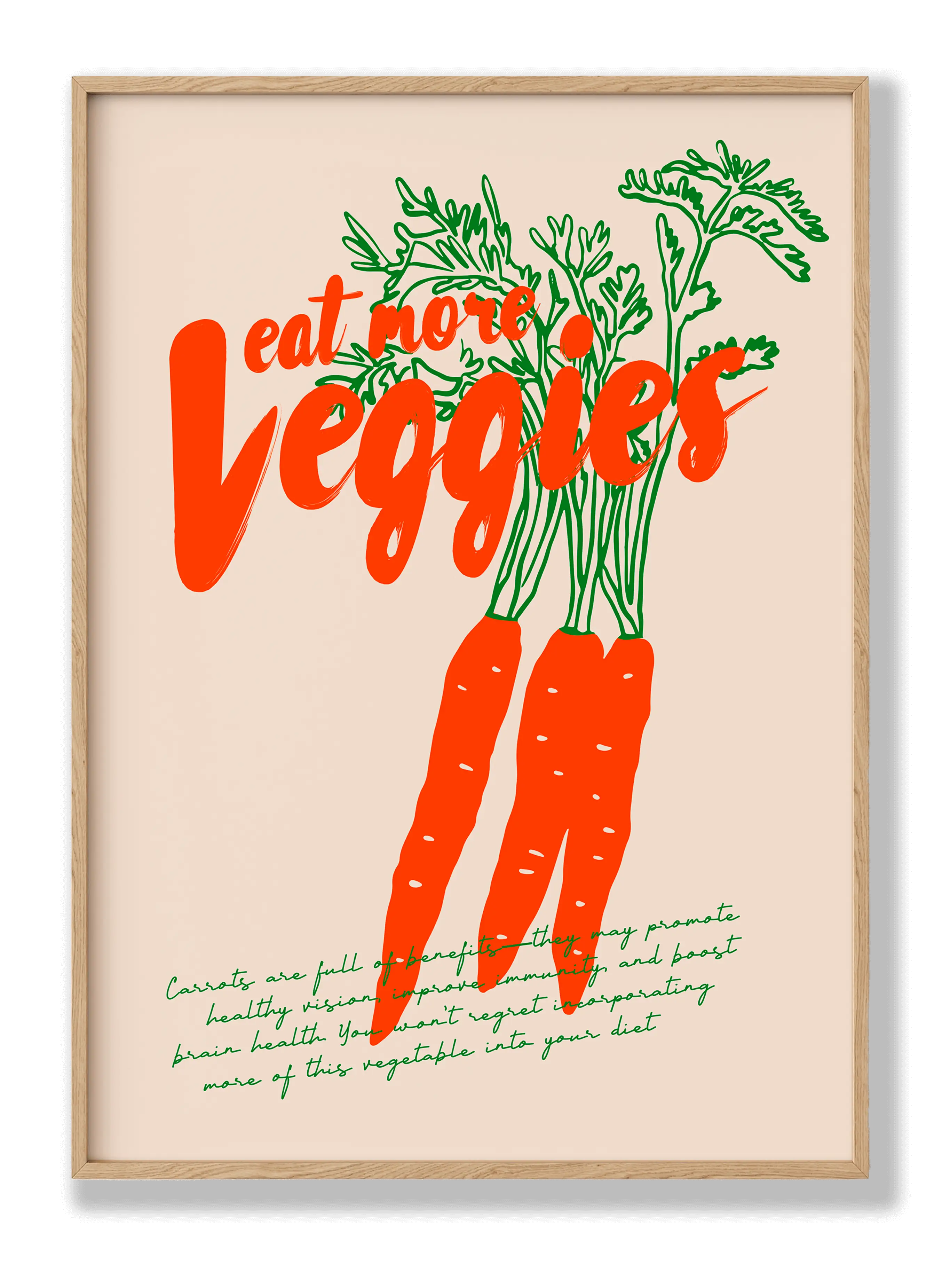 Eat More Veggies Poster