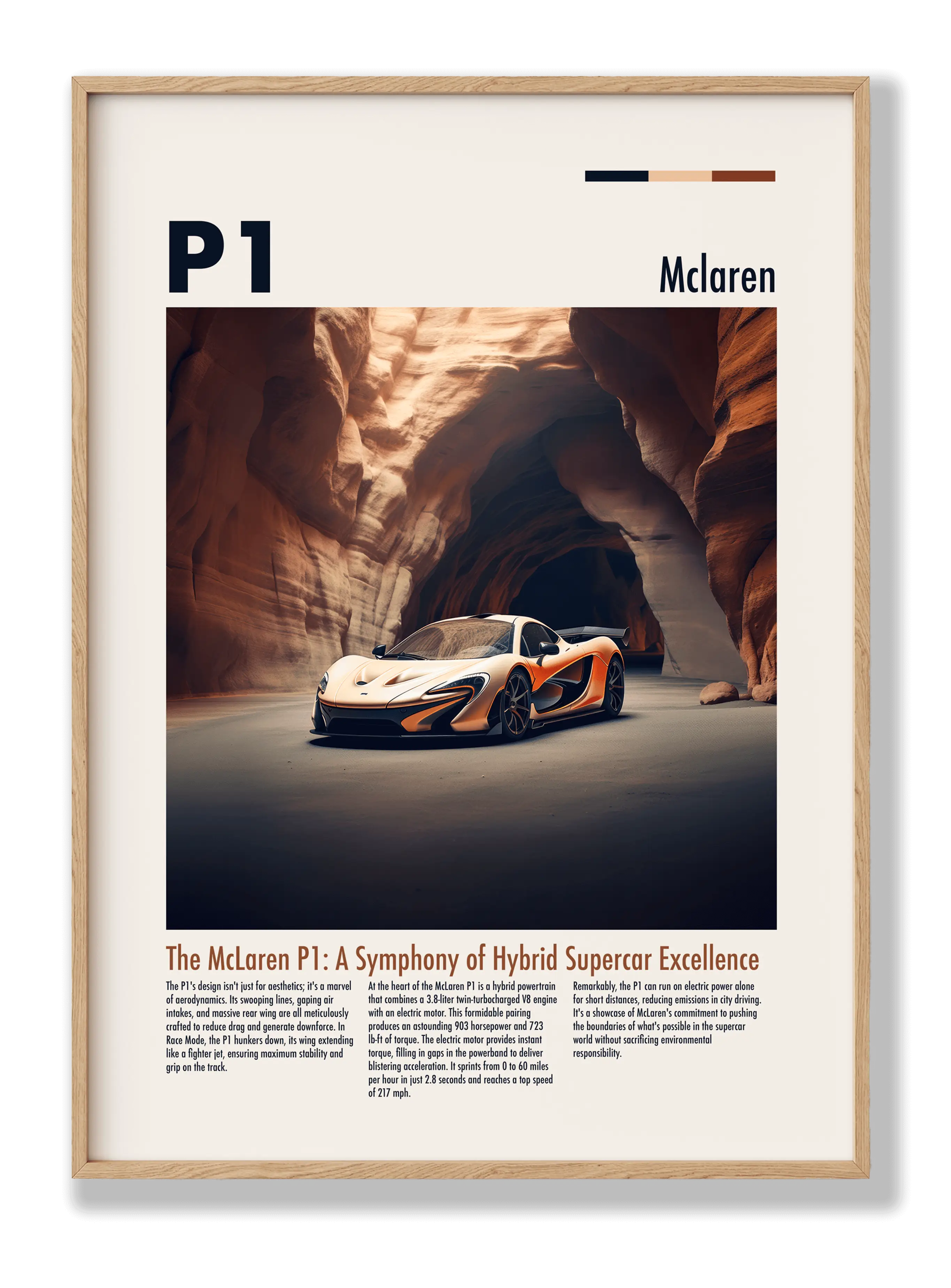 McLaren P1 Plakat