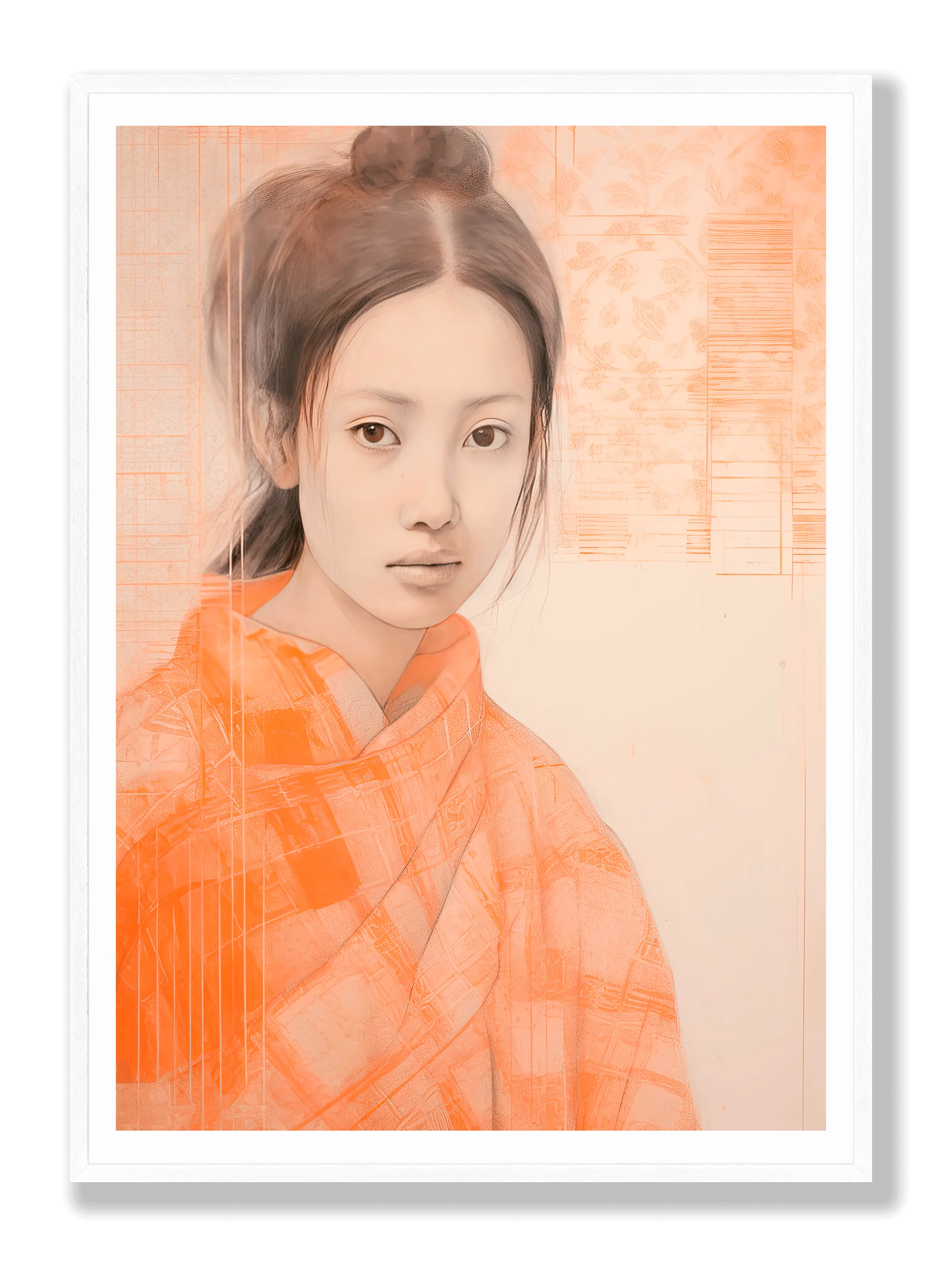 Orange Flair Plakat