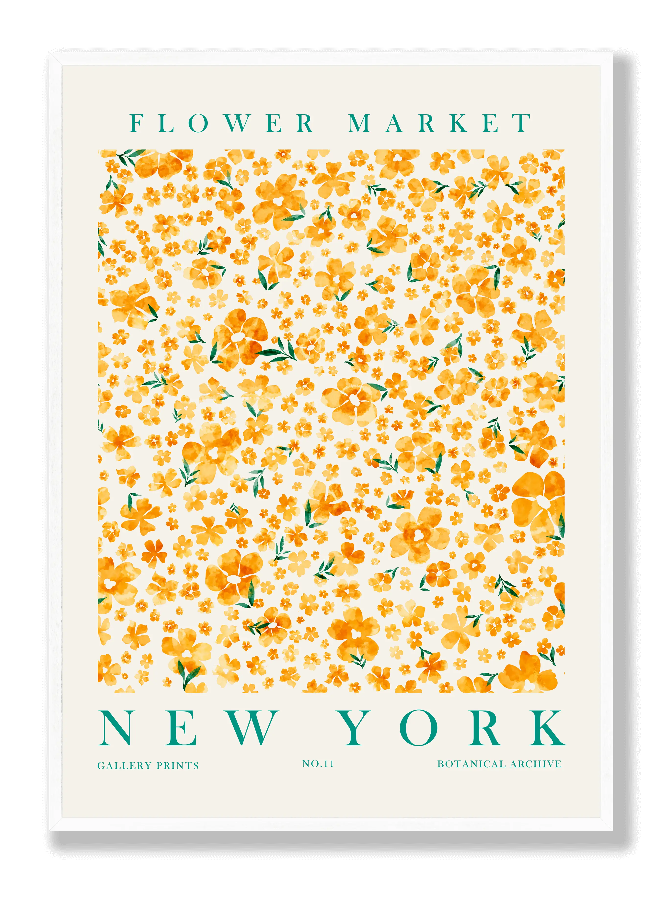 Blumenmarkt New York Poster
