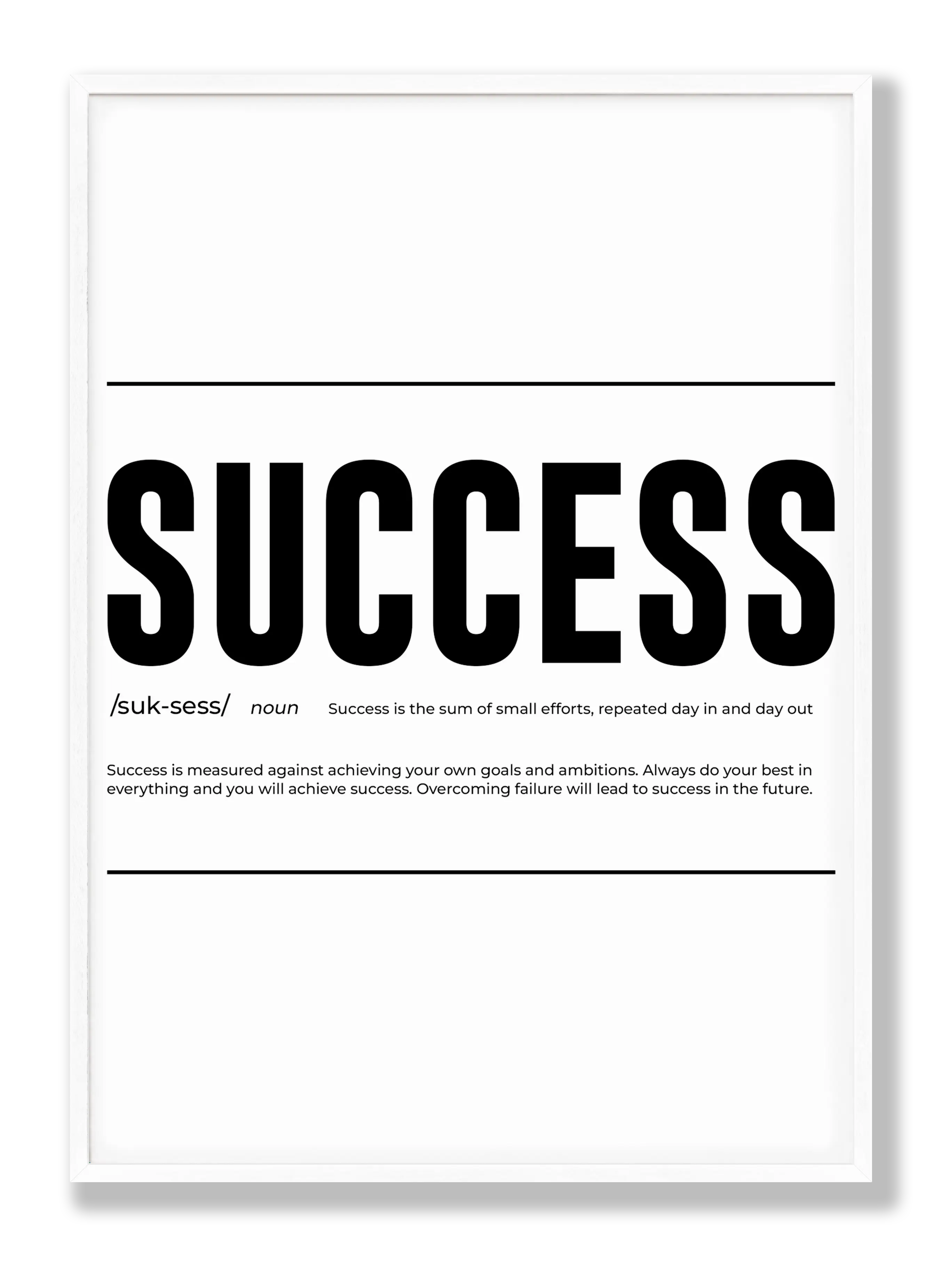 Success Plakat