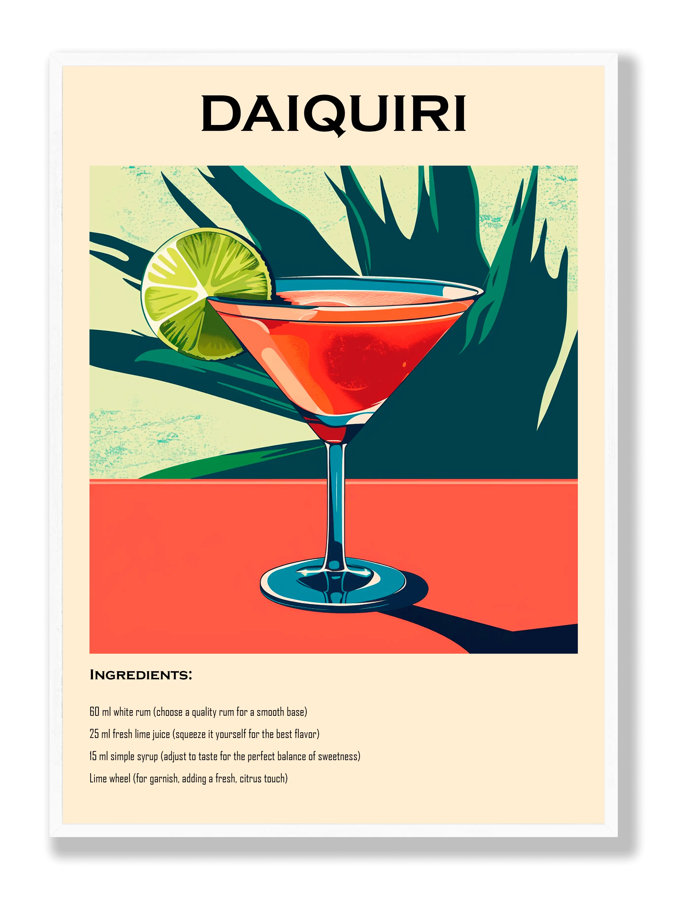 Daiquiri Plakat