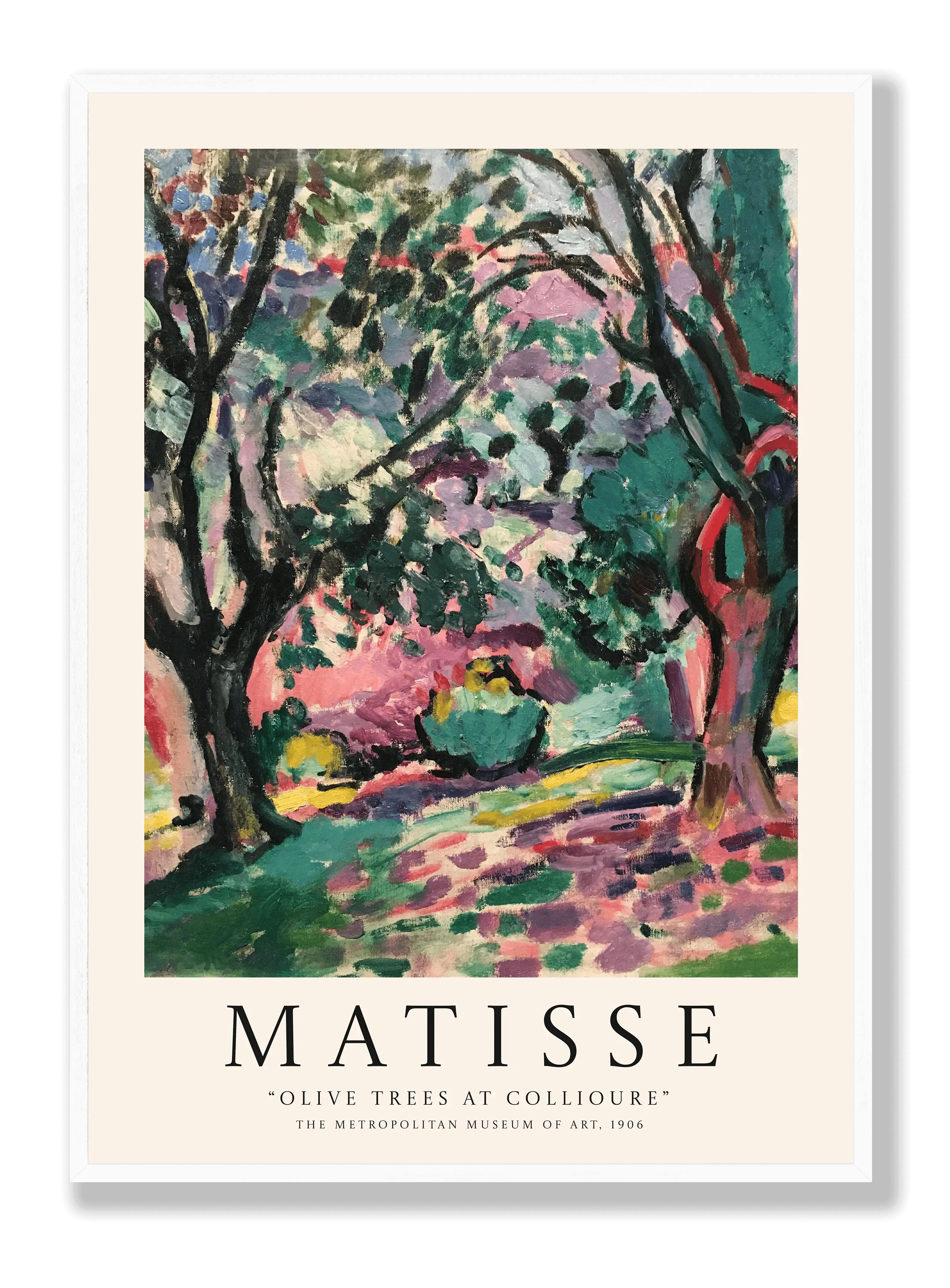 Henri Matisse - Olivenbäume in Collioure Poster