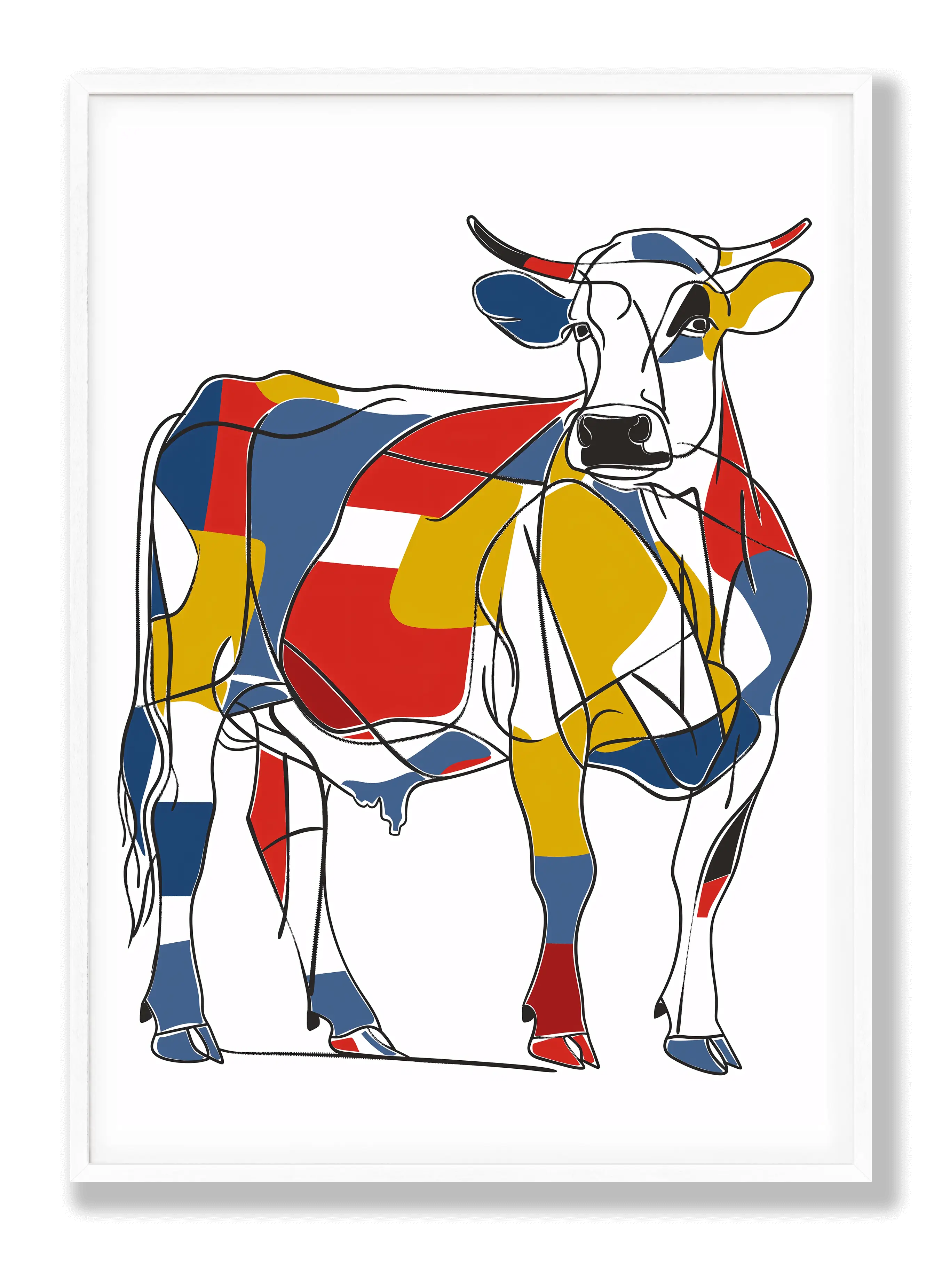 Coloured Cow Plakat