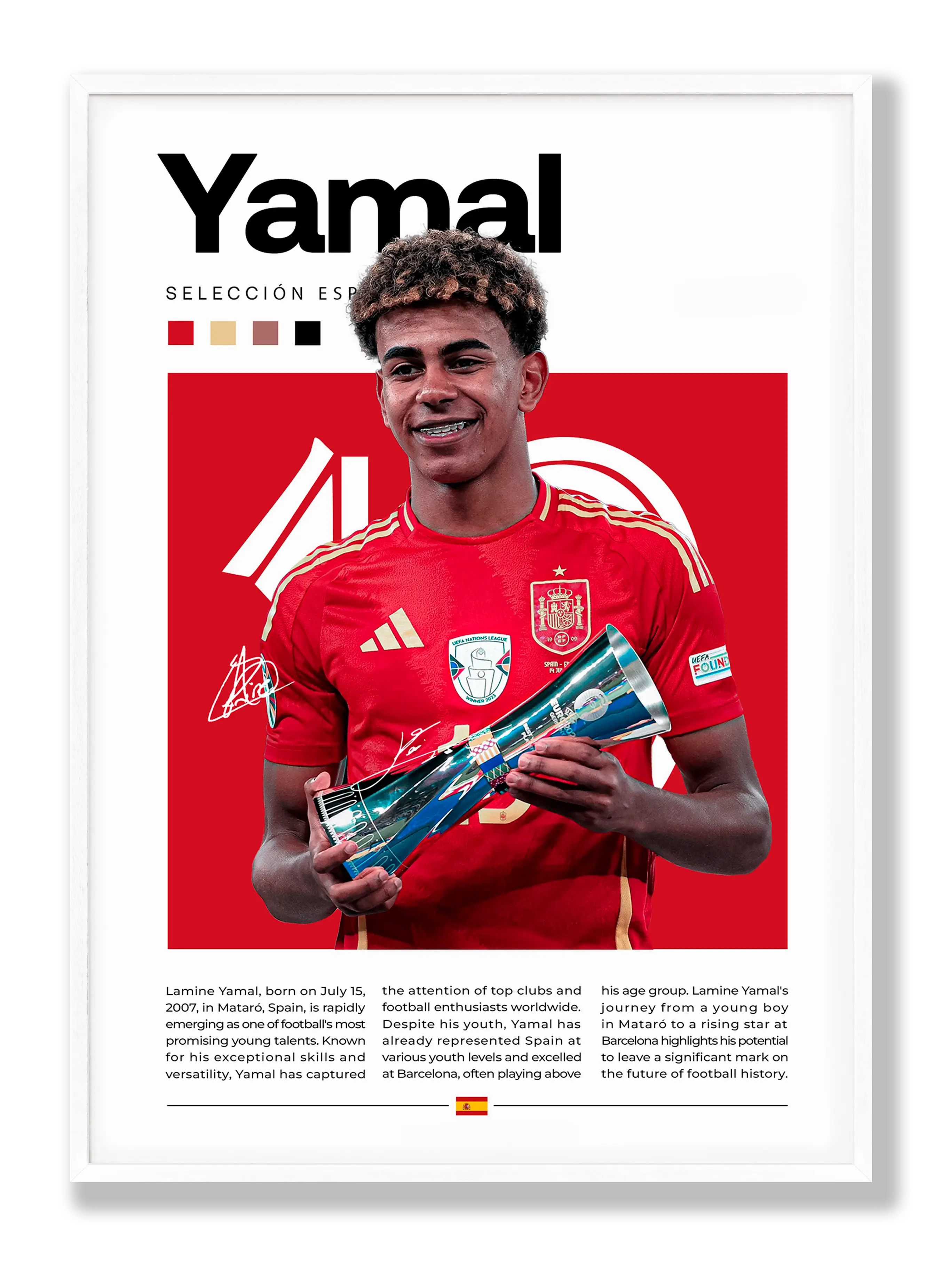 Lamine Yamal Nr. 2 Poster