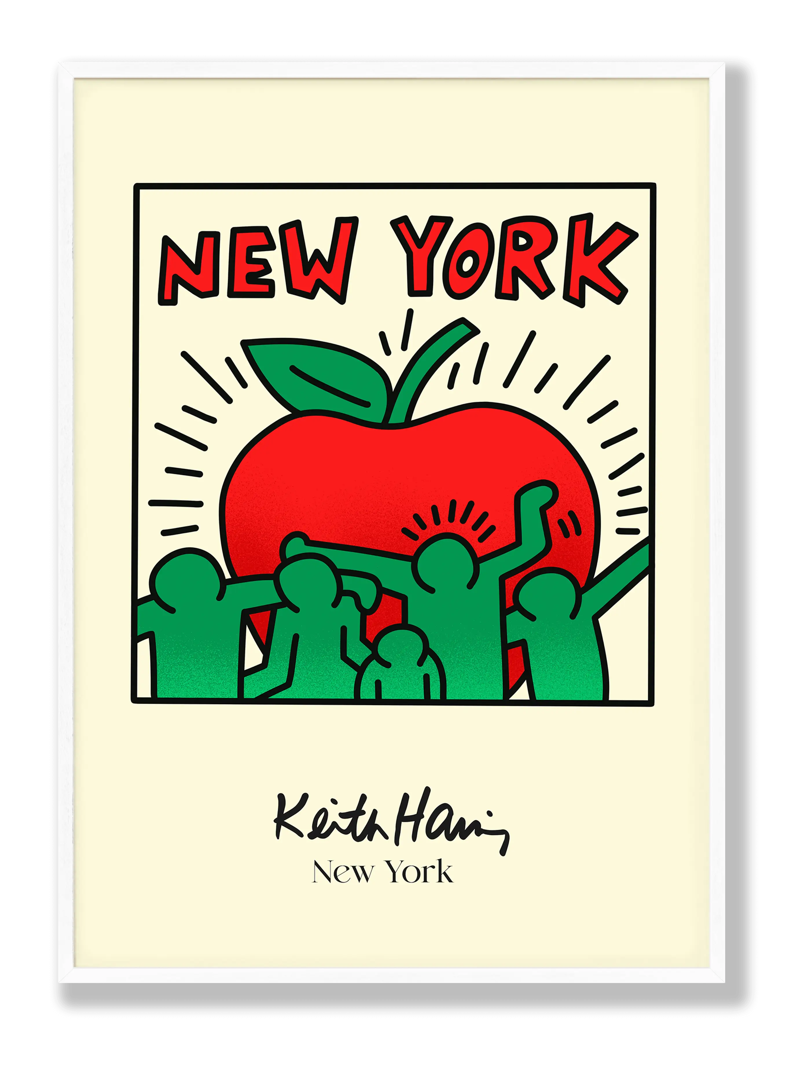 Keith Haring ''New York'' Plakat