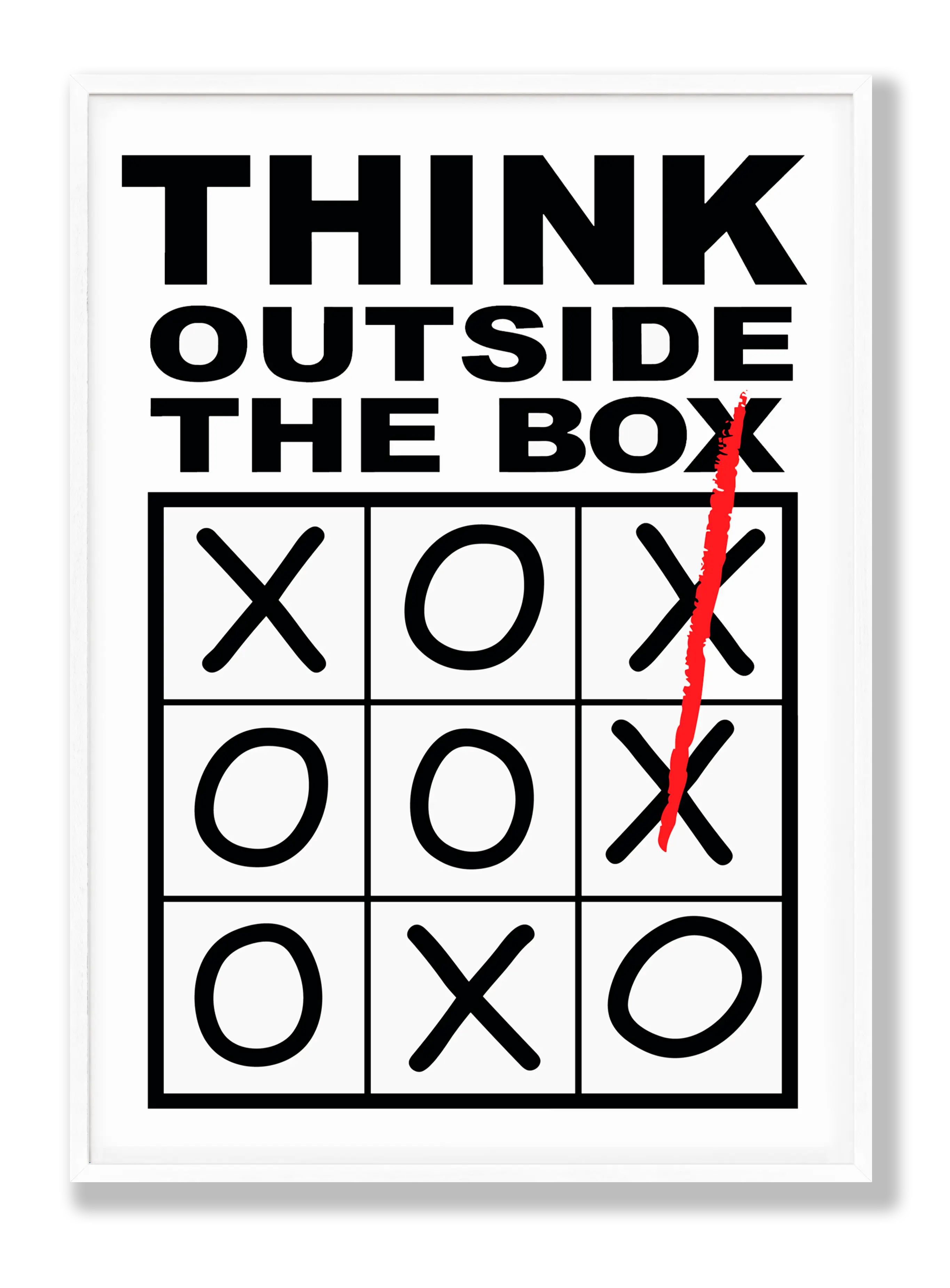 Think outside the box Plakat