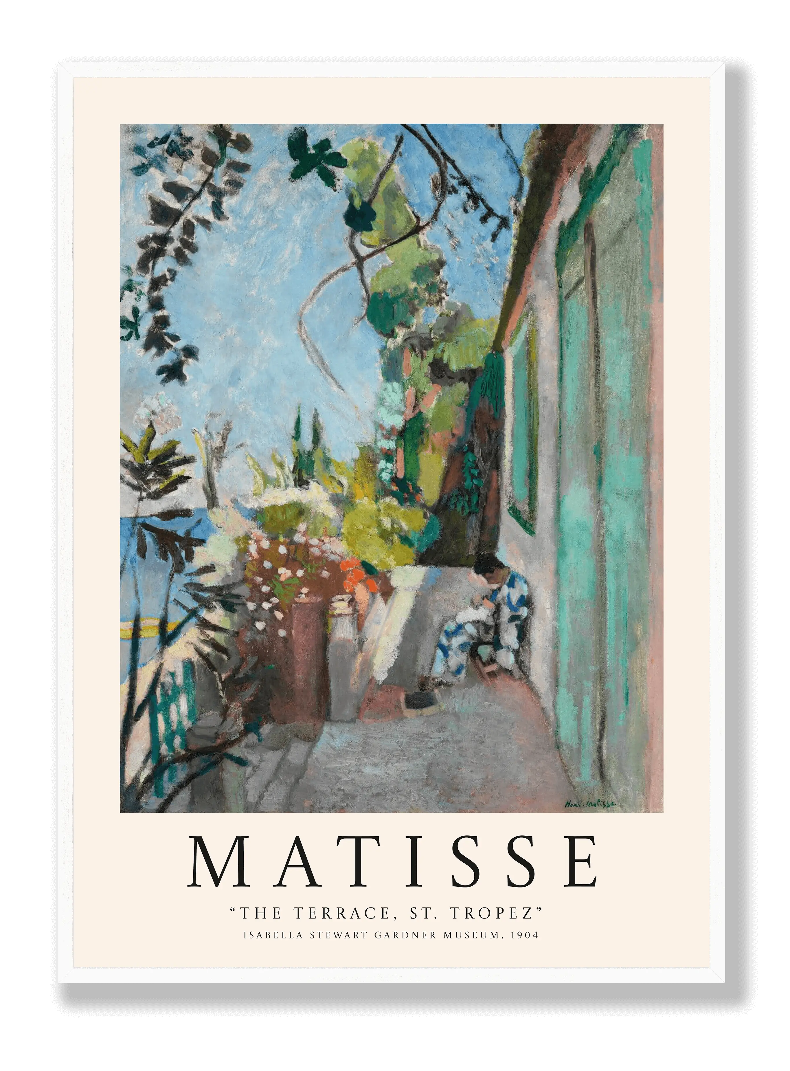 Henri Matisse - Die Terrasse, St. Tropez Poster