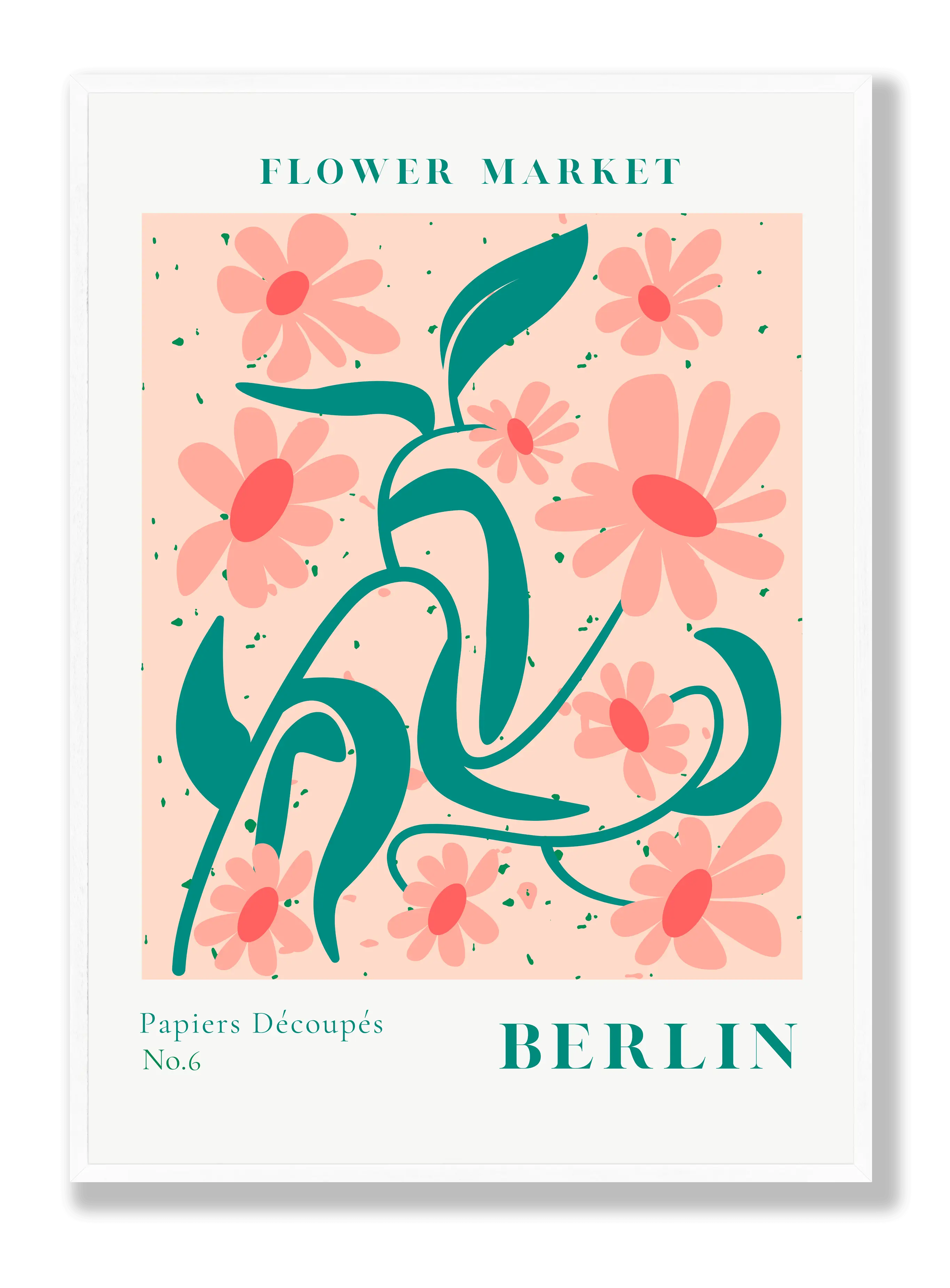 Blumenmarkt Berlin Poster