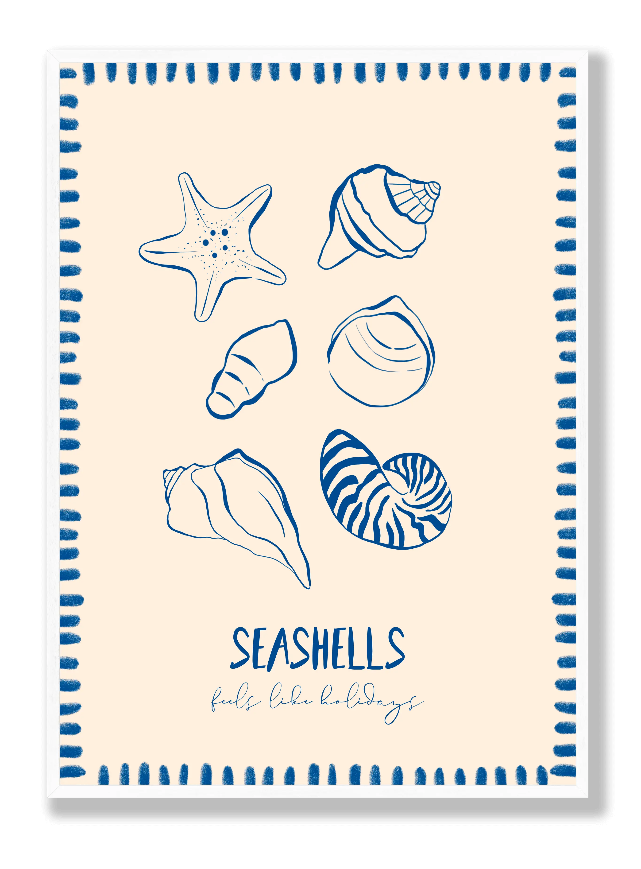 Simple With Seashells Plakat