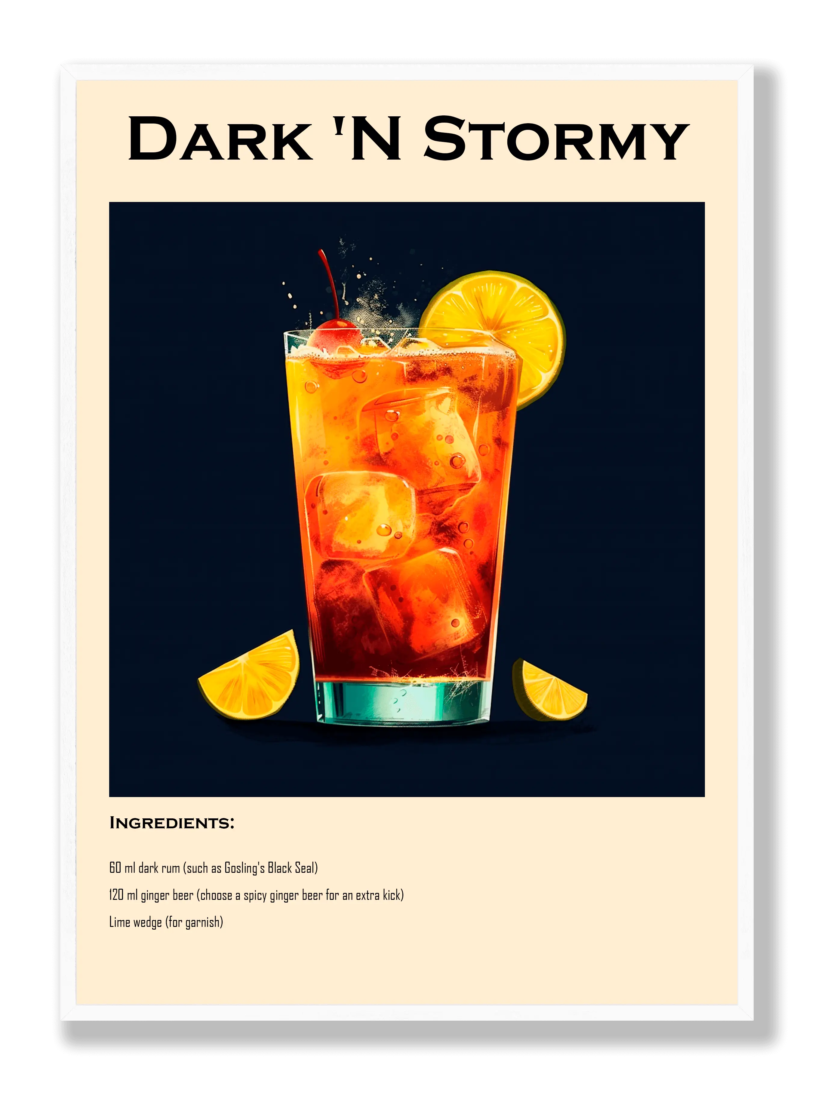 Dark 'N Stormy Plakat