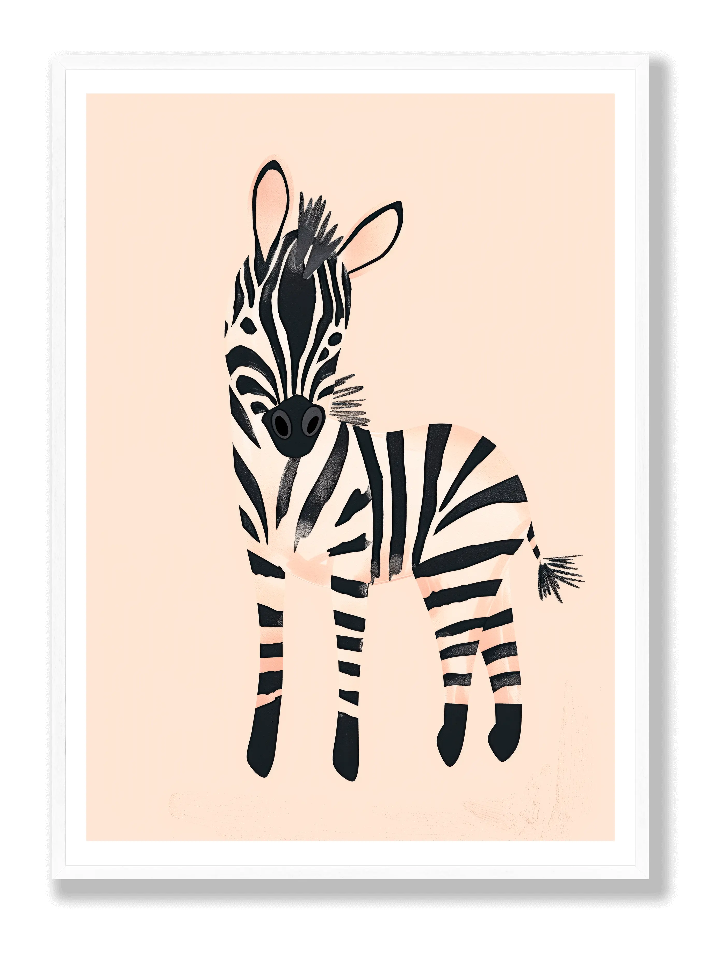 Friendly Zebra Plakat