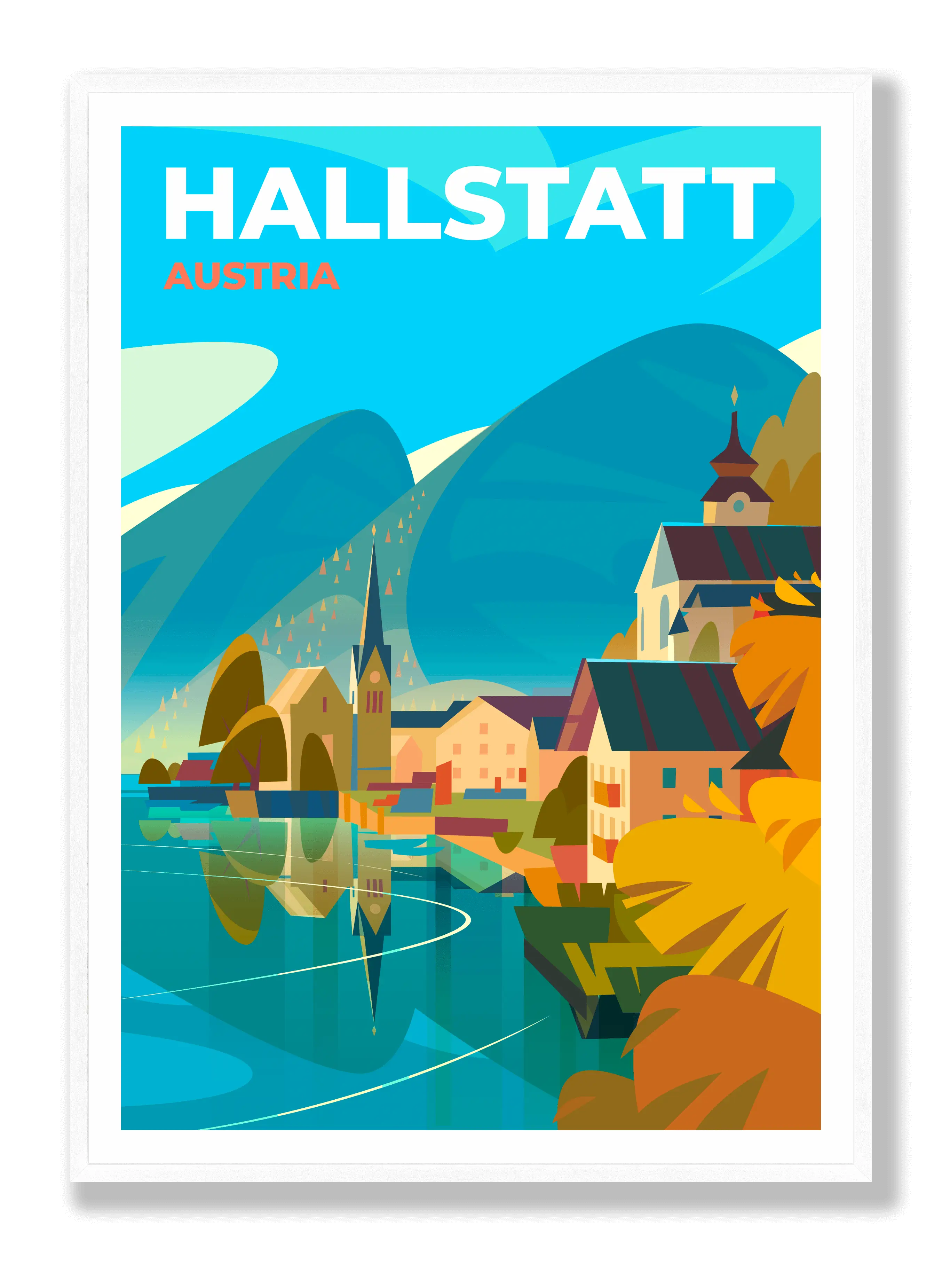 Hallstatt Plakat