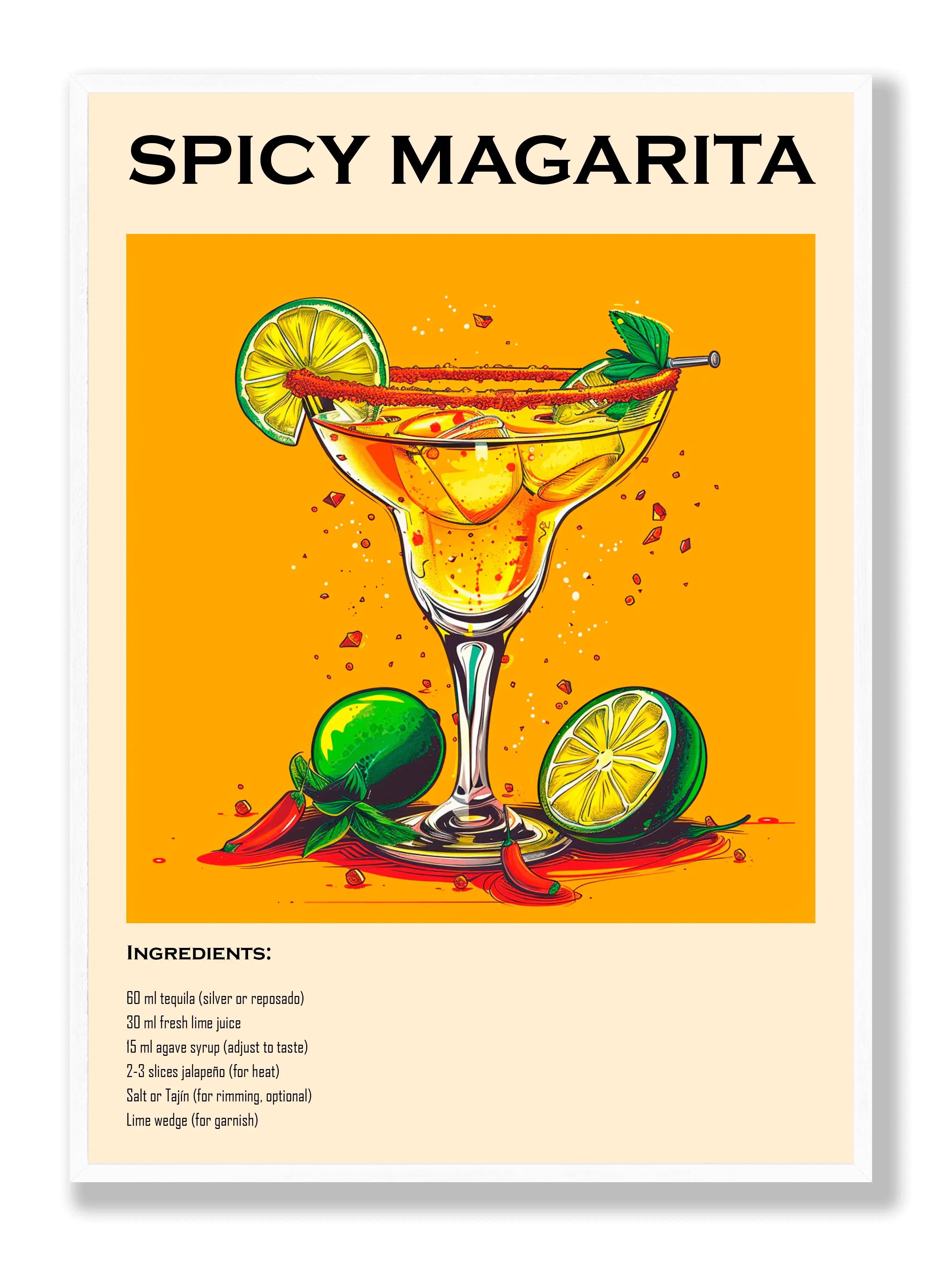 Spicy Magarita Plakat