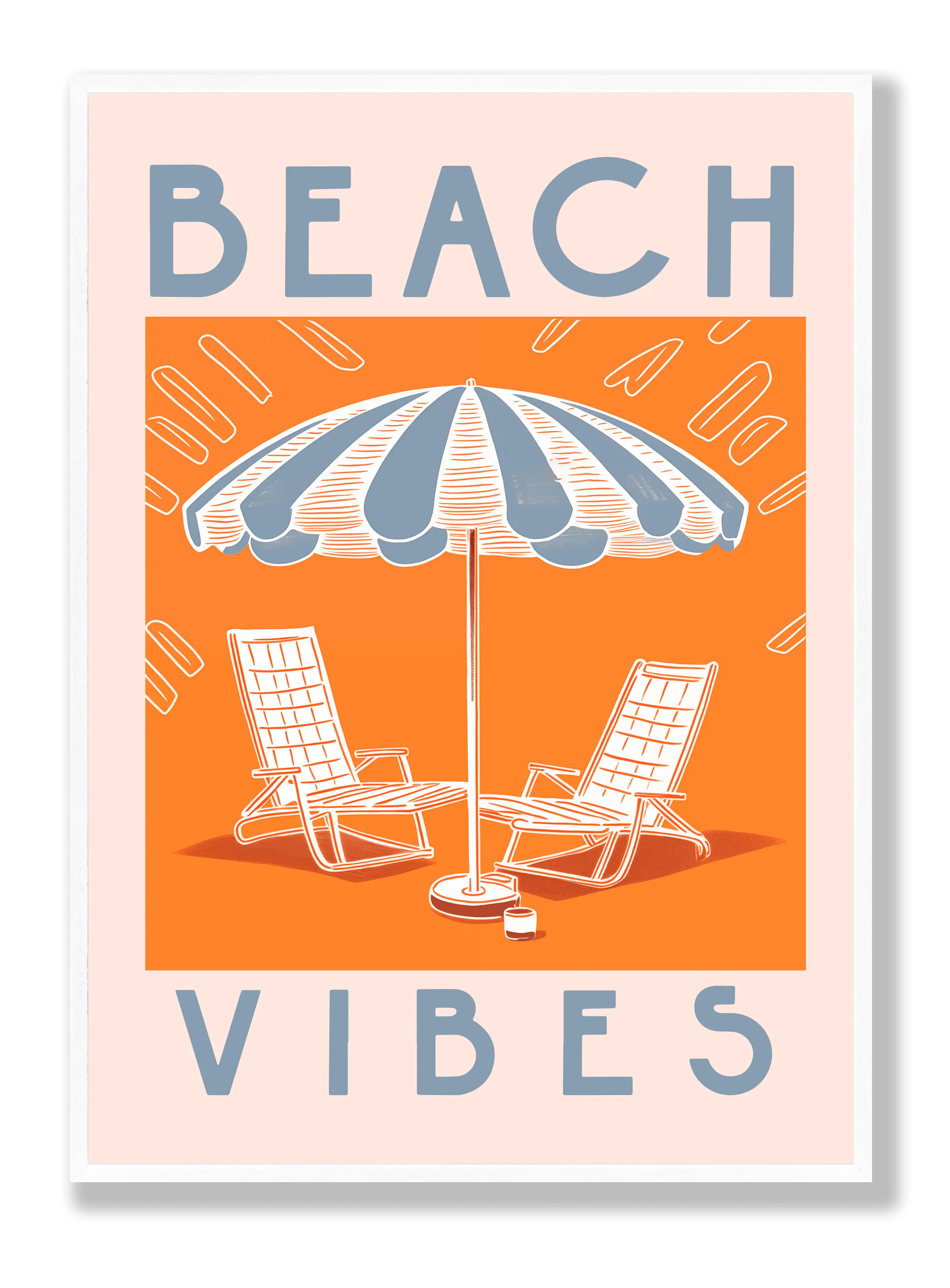 Beach Vibes  Plakat