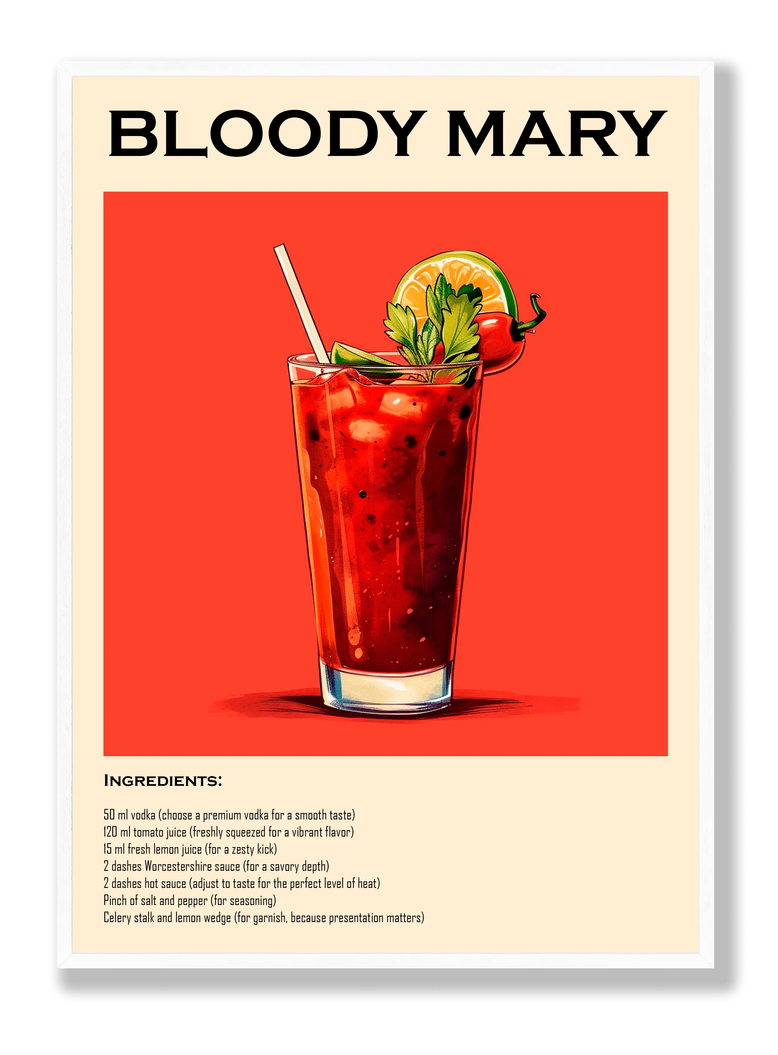 Bloody Mary Plakat