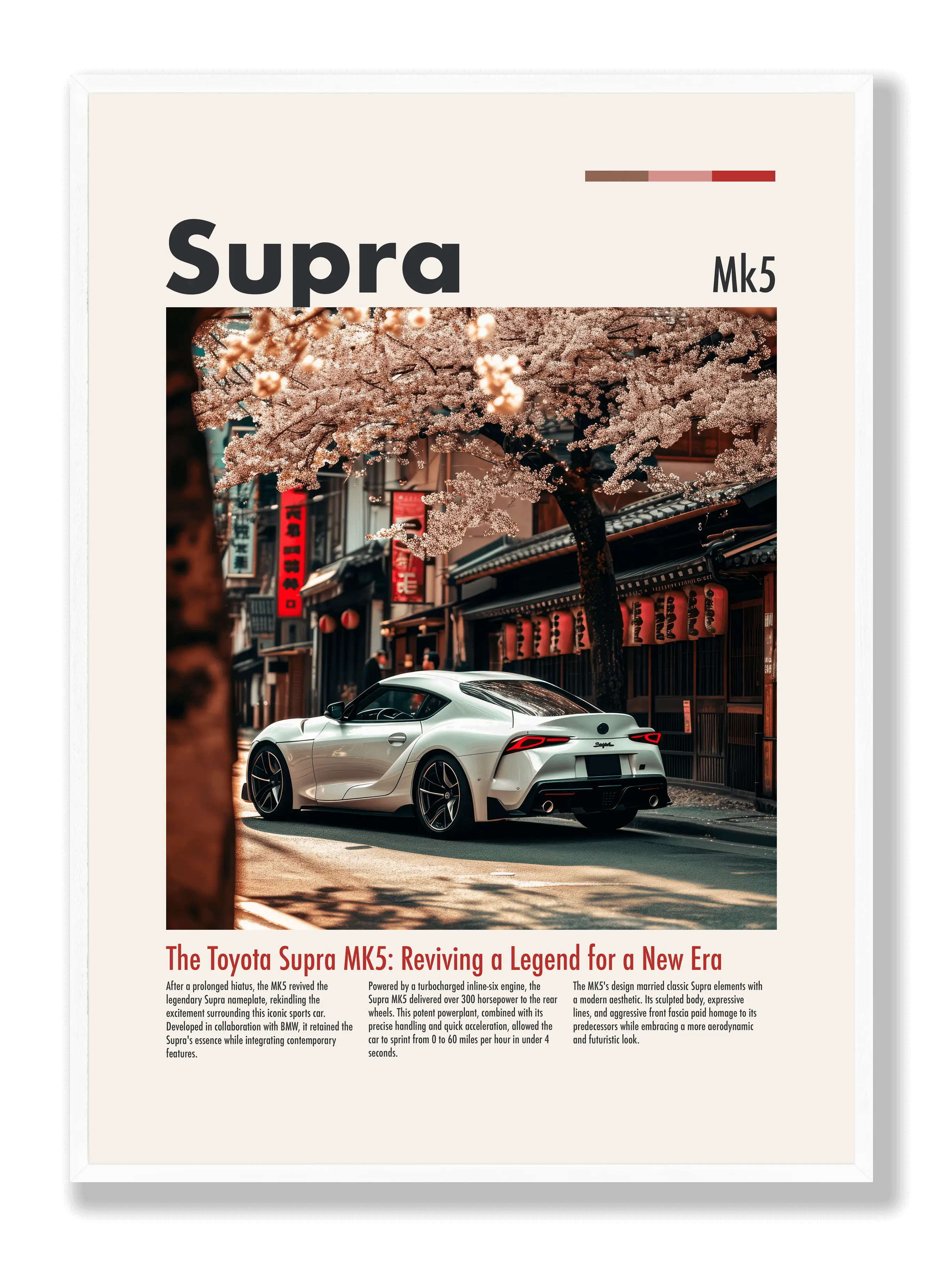 Supra MK5 Poster