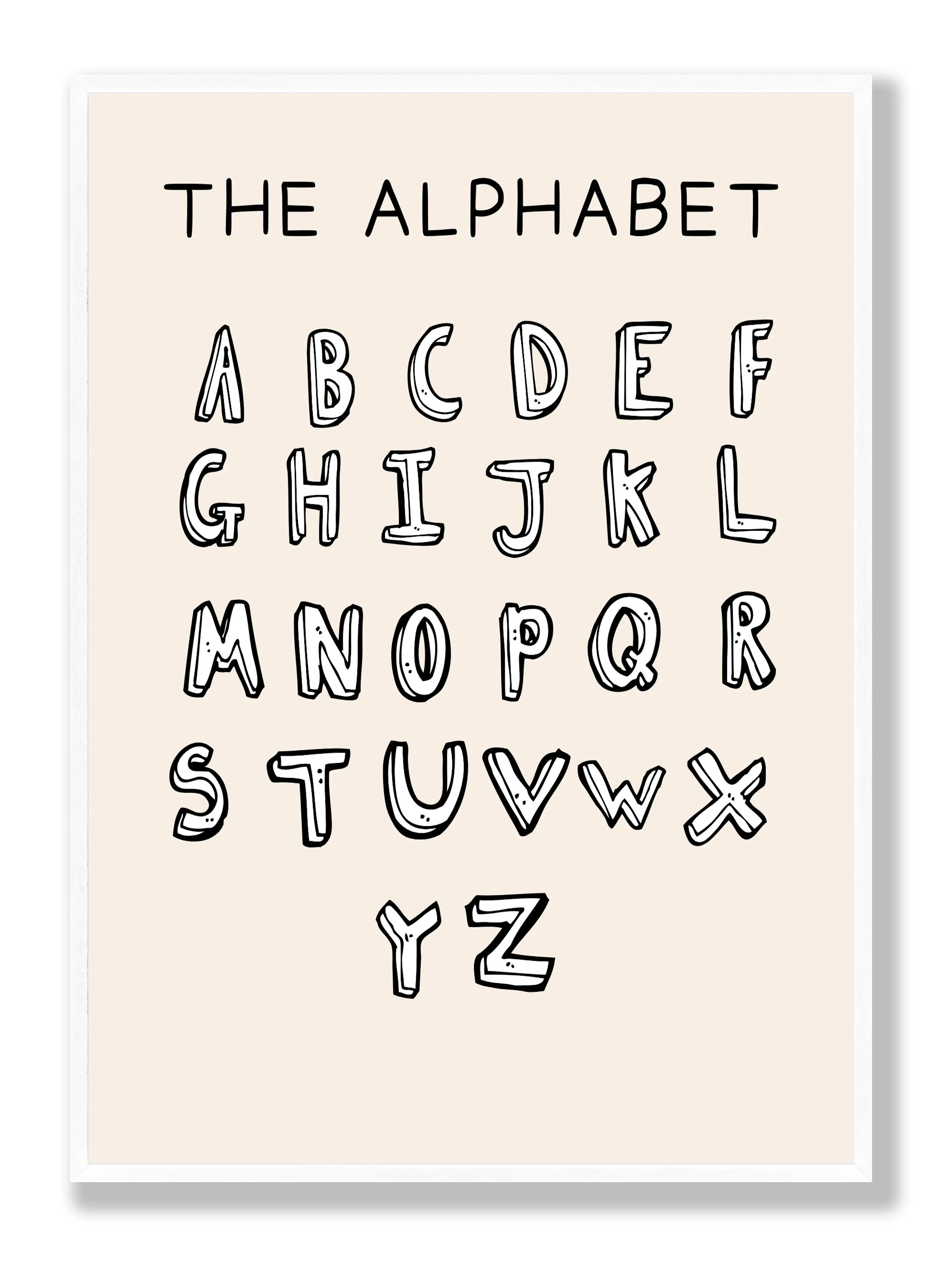 The Alphabet Plakat