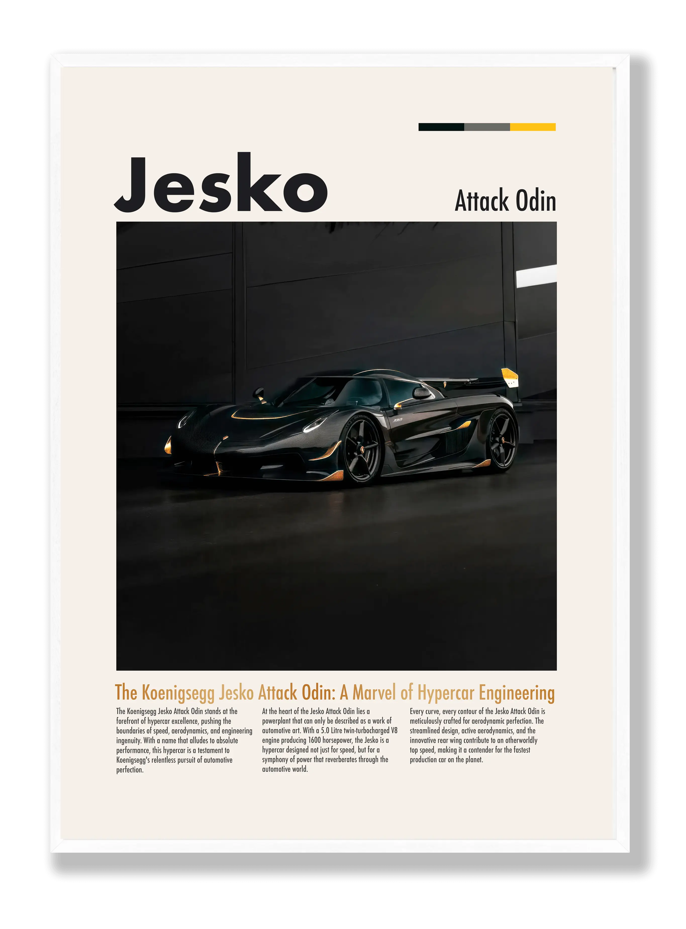 Koenigsegg Jesko 2 Poster