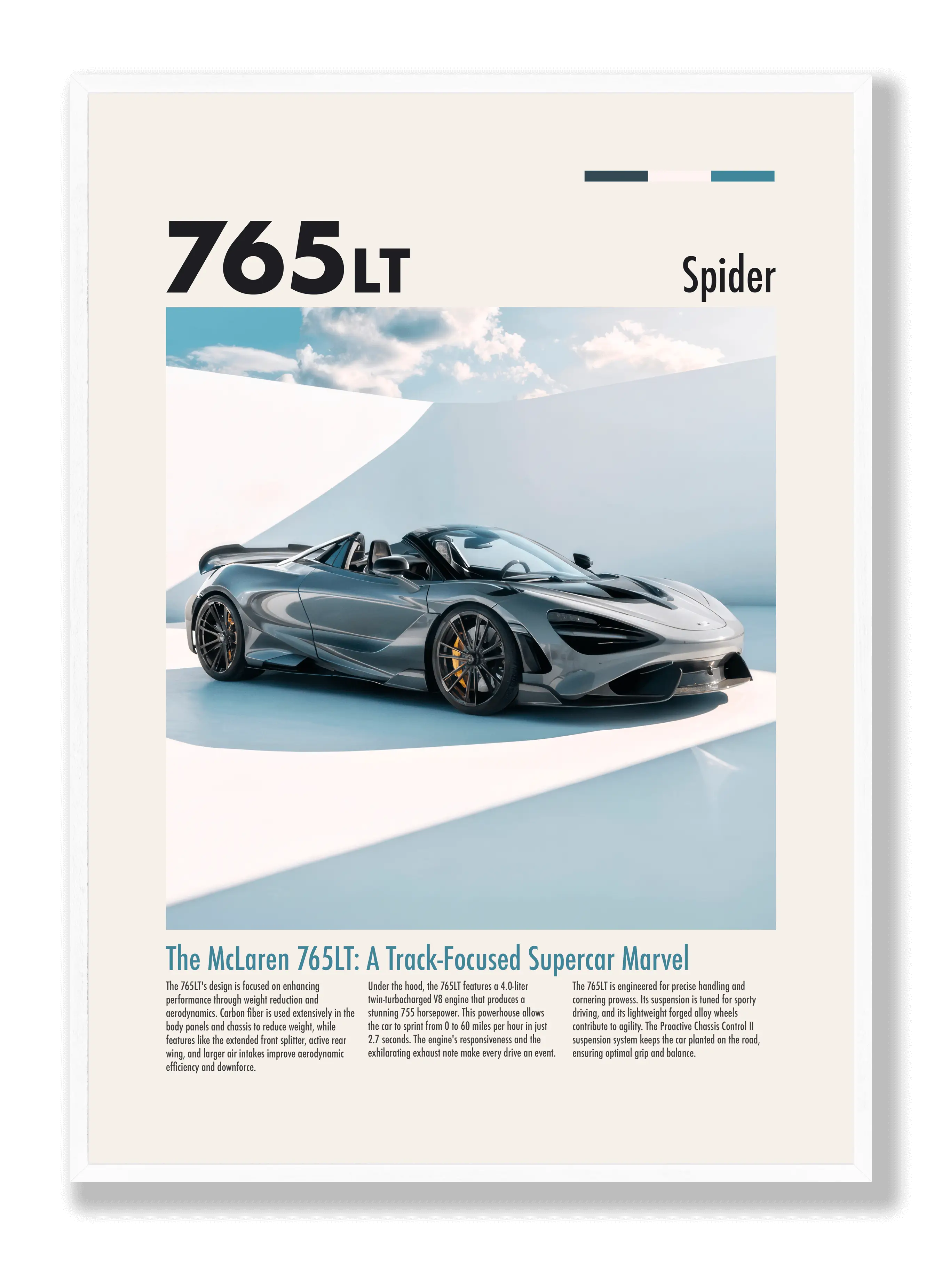McLaren 765LT Plakat