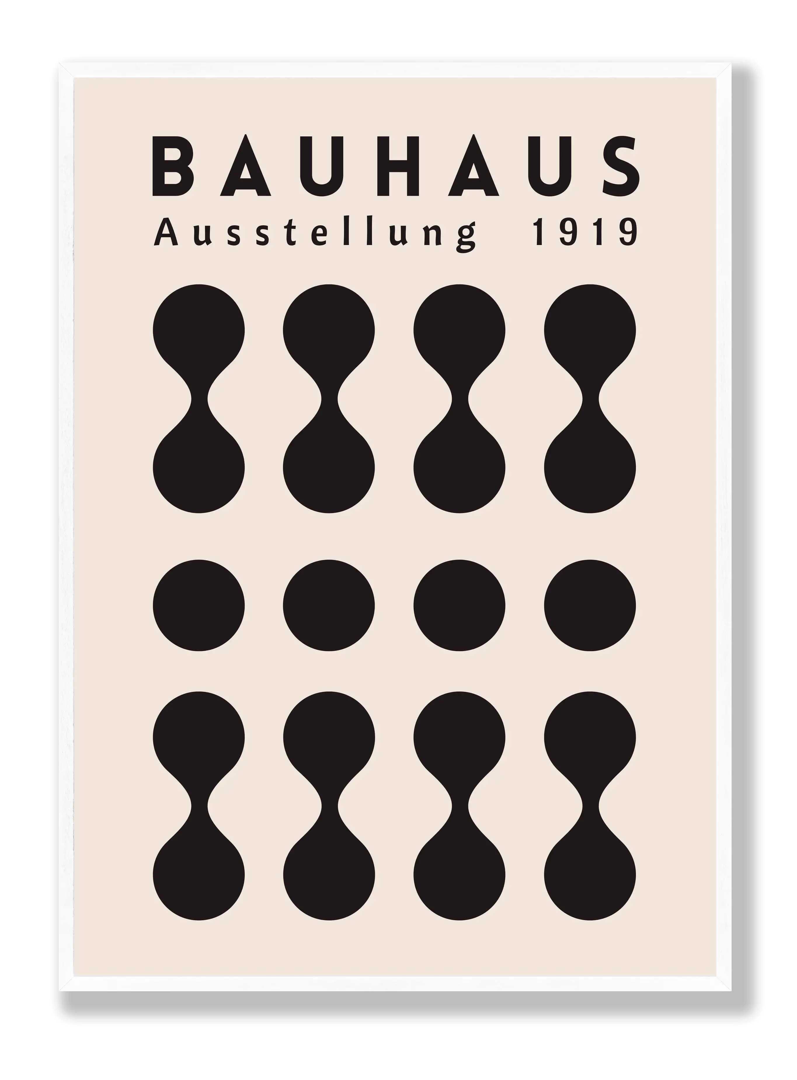 Bauhaus Connected Dots Plakat
