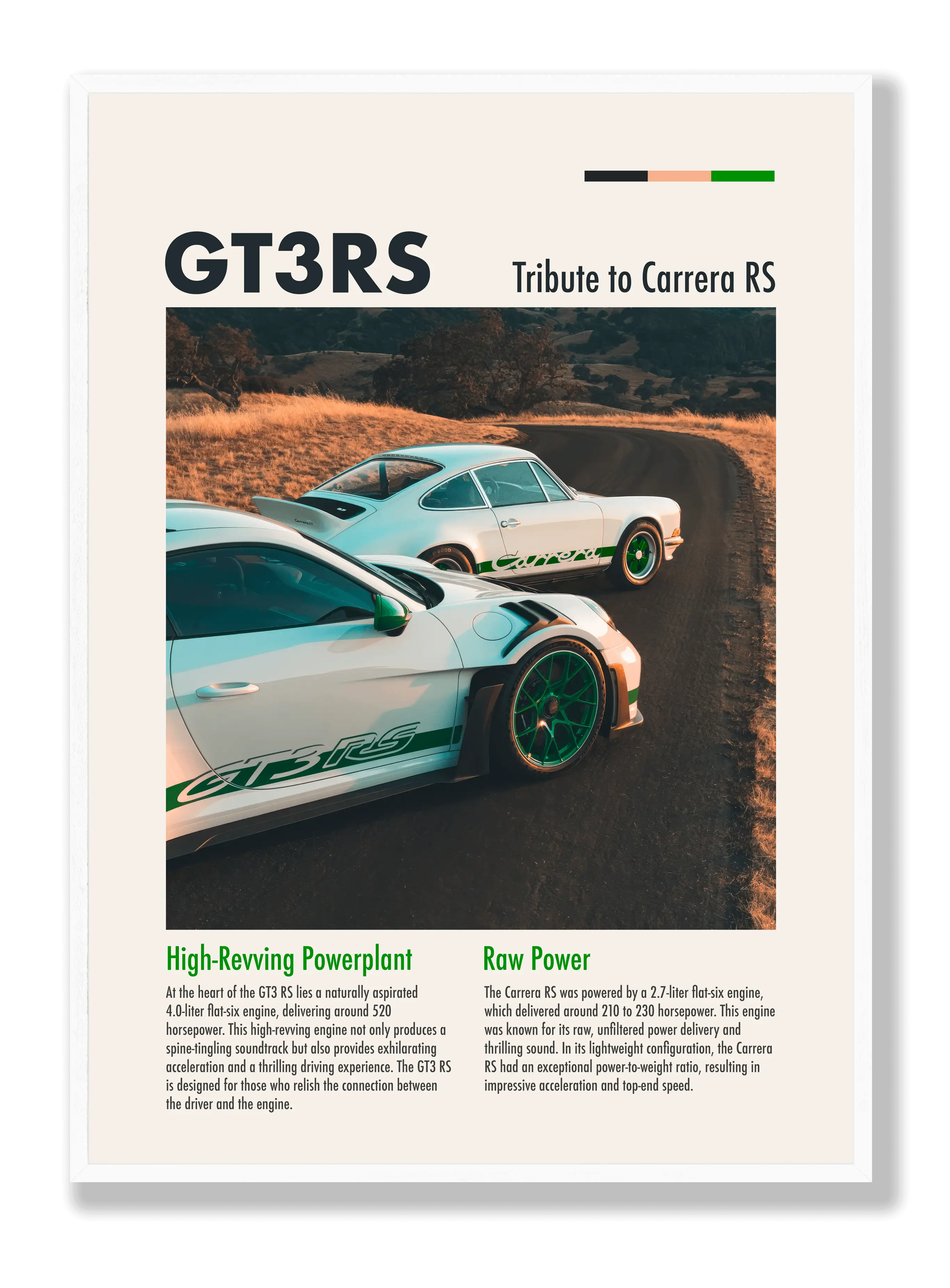 Porsche GT3RS Poster