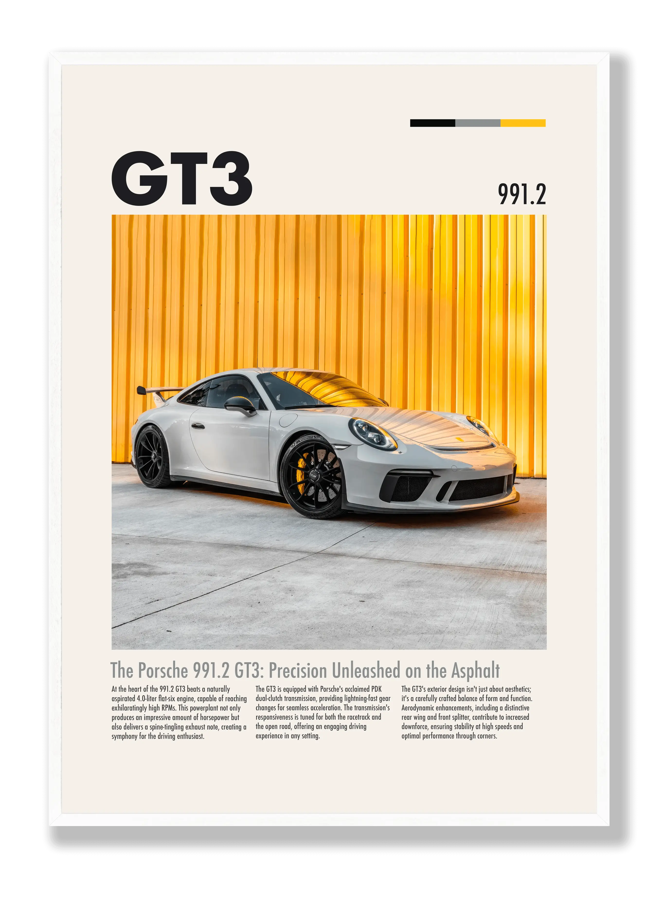 Porsche 991.2 GT3 Poster