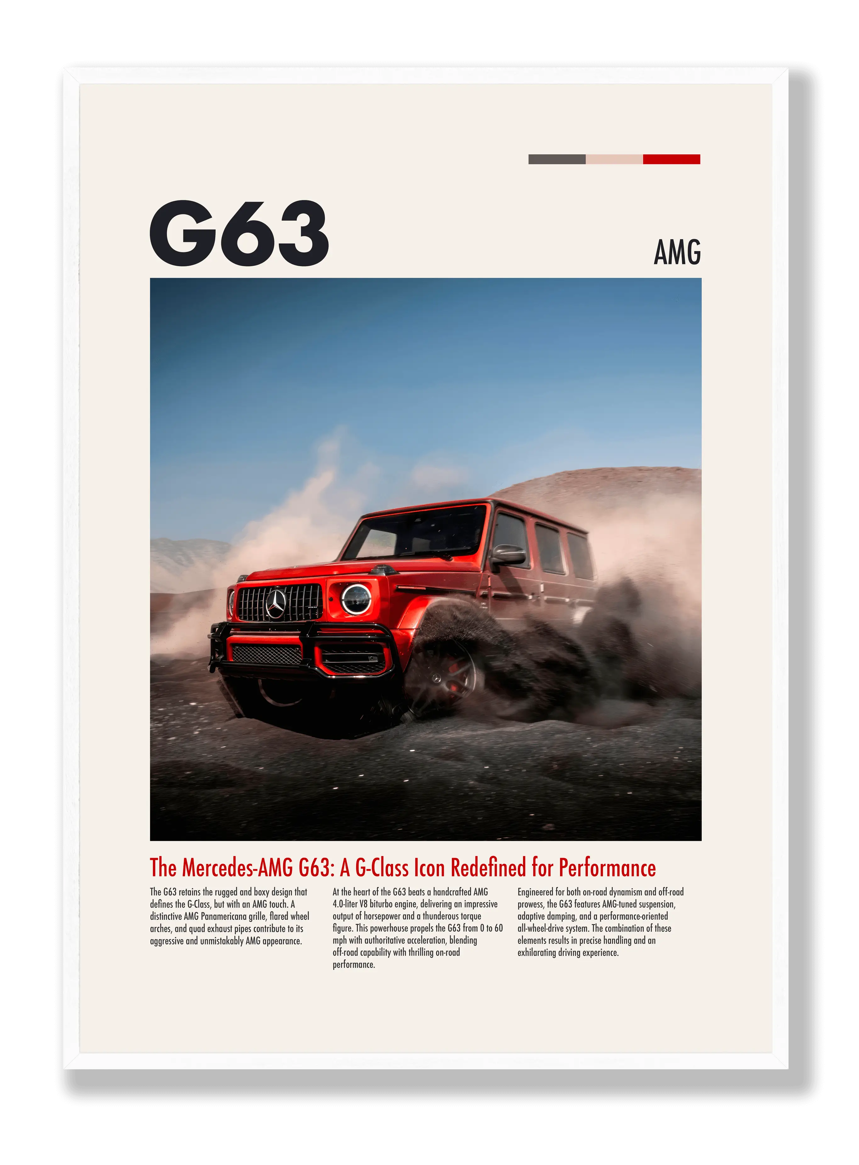 G63 AMG Poster