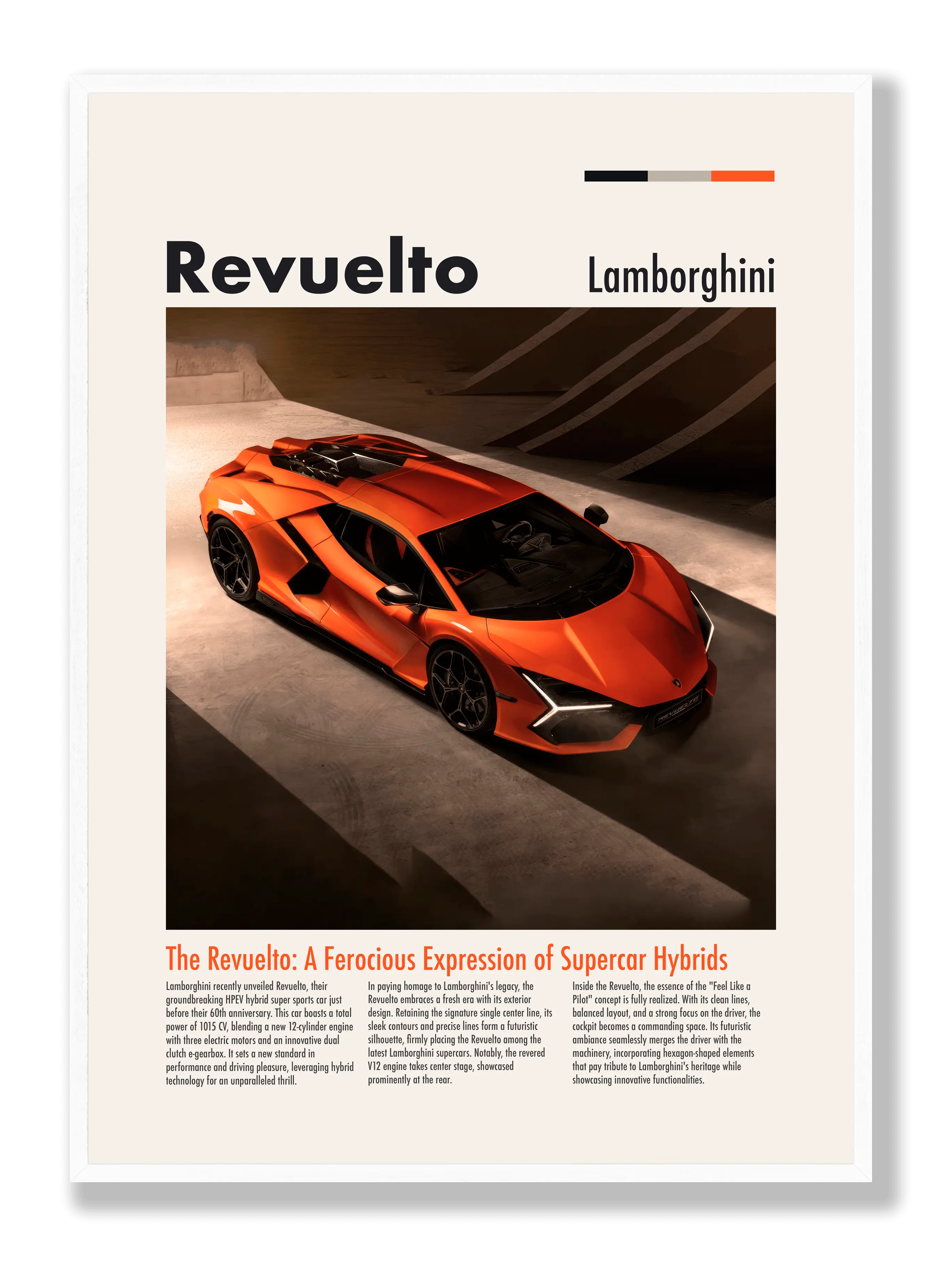 Lamborghini Revuelto Poster