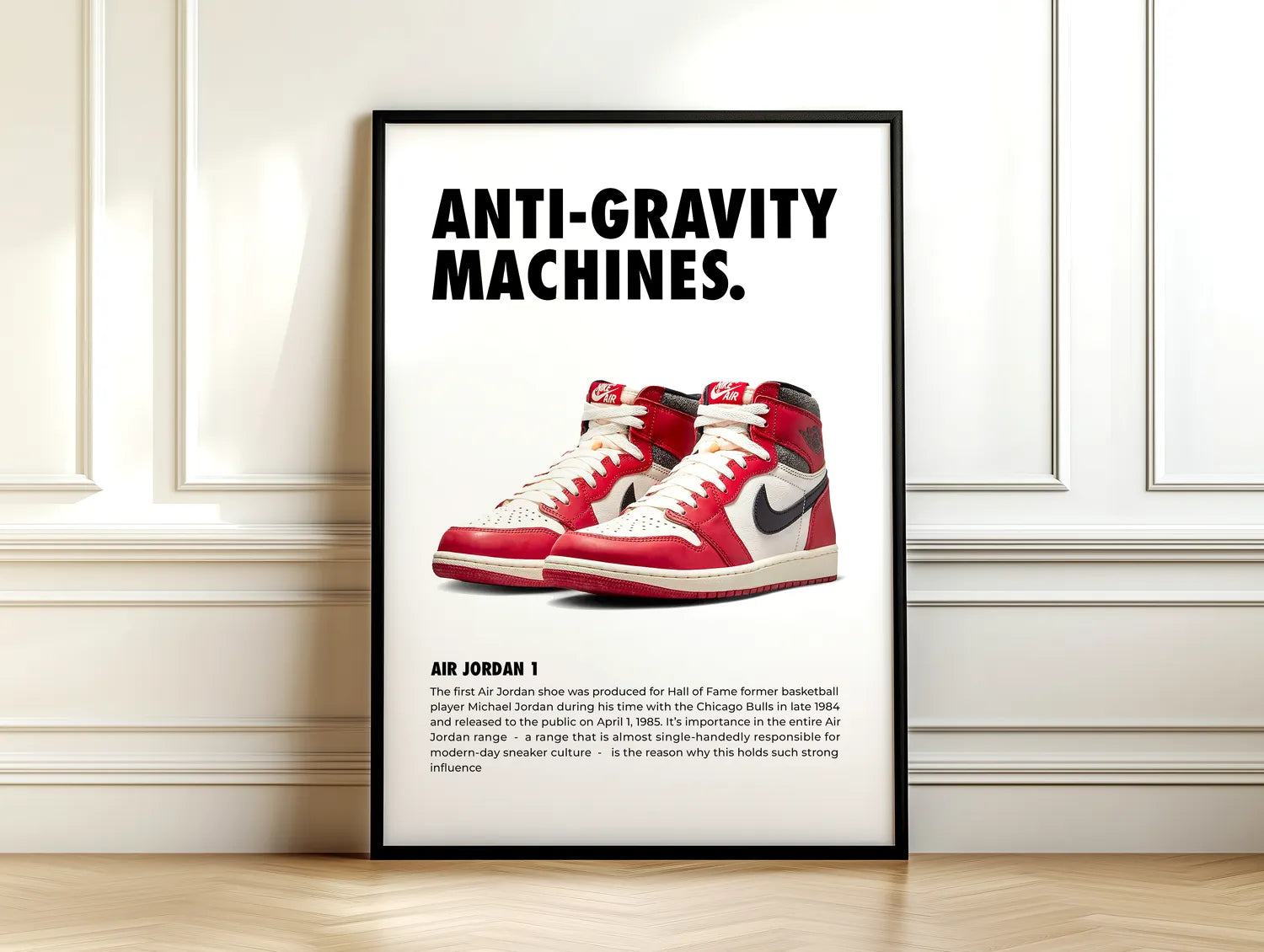 Anti Gravity Sneakers Plakat