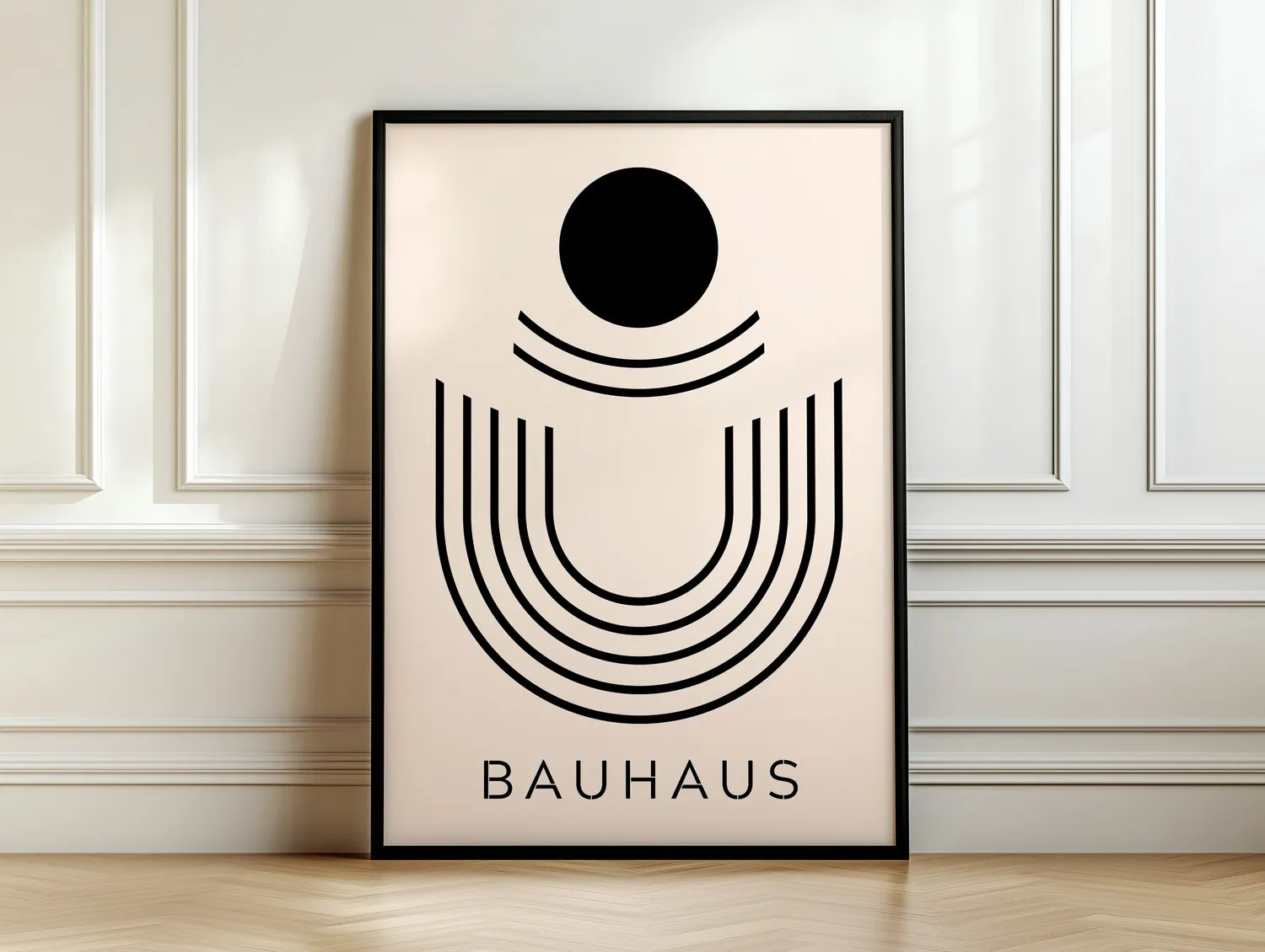 Bauhaus Black Dot Plakat