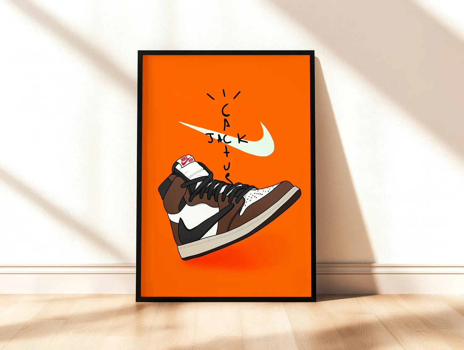 Jordan 1 ''Travis Scott'' Plakat