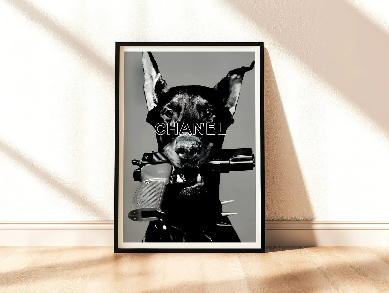 Dobermann x Chanel Plakat