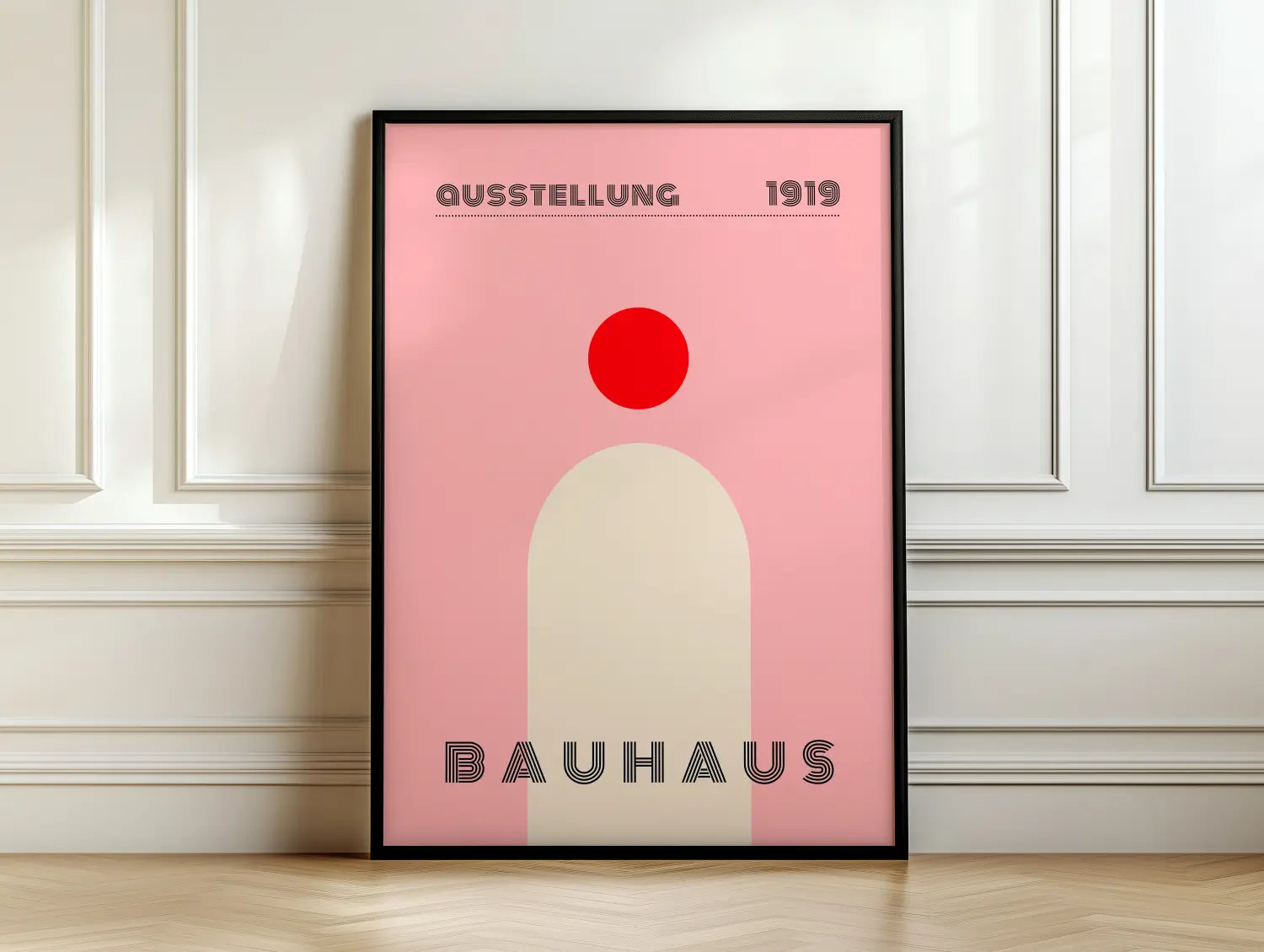 Bauhaus Single Red Plakat
