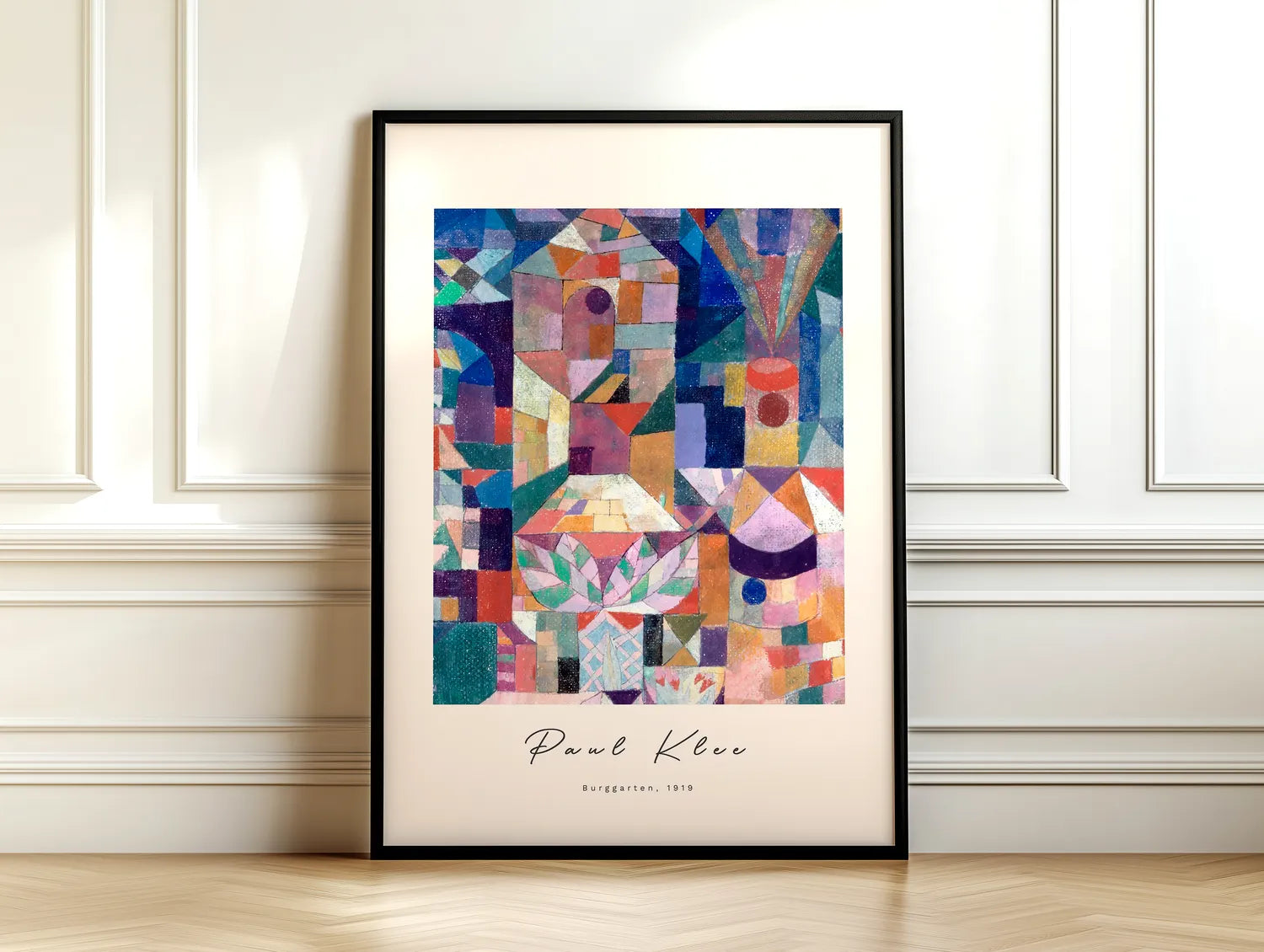 Paul Klee - Burggarten Plakat