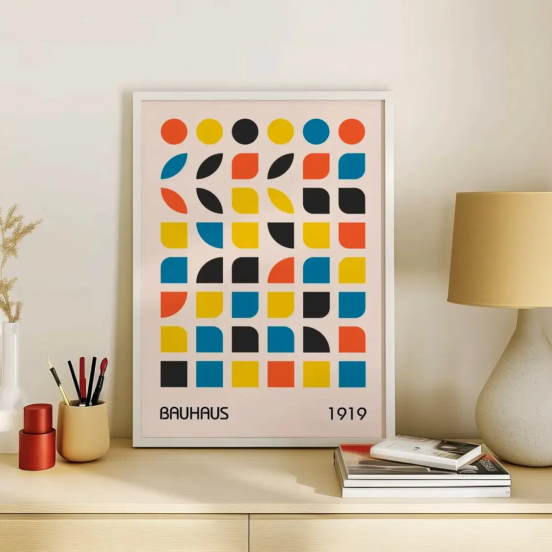Bauhaus Shape Color Plakat